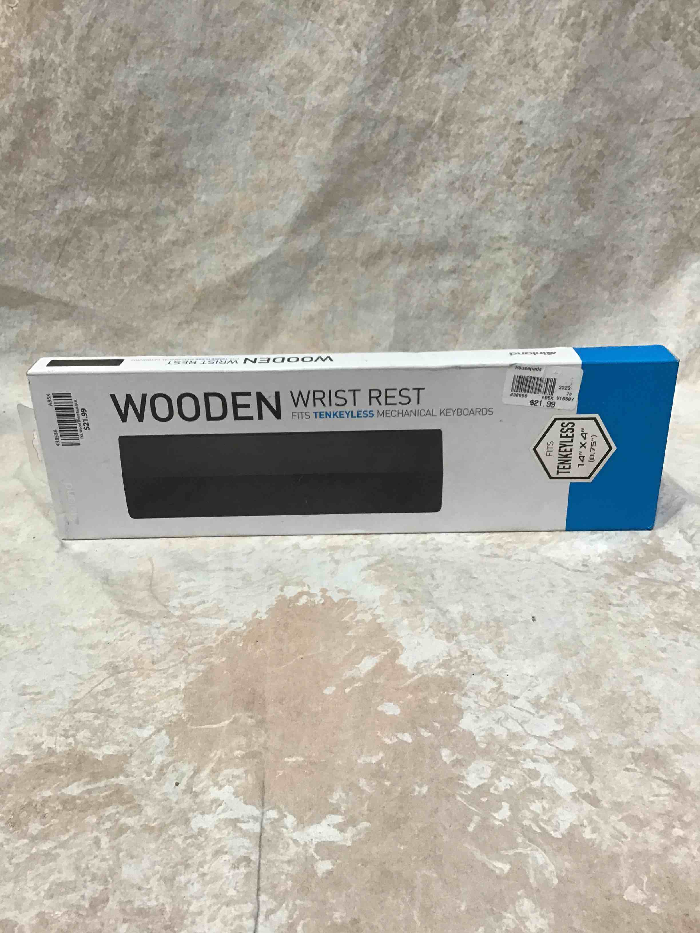 Wooden Wrist Rest Fits Tenkeyless Mehanical Keyboards