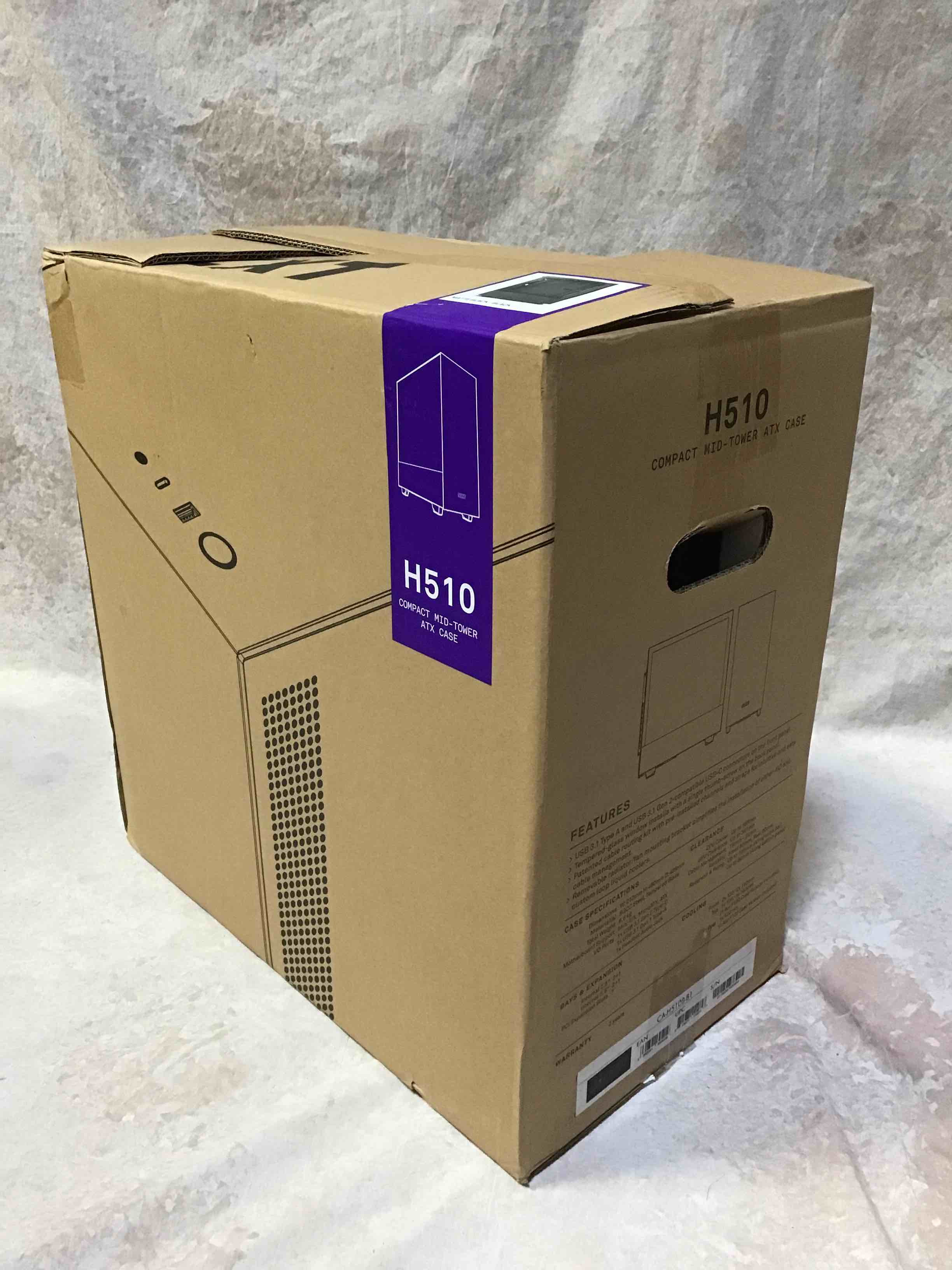 NZXT H510 Mid Tower Gaming PC Case