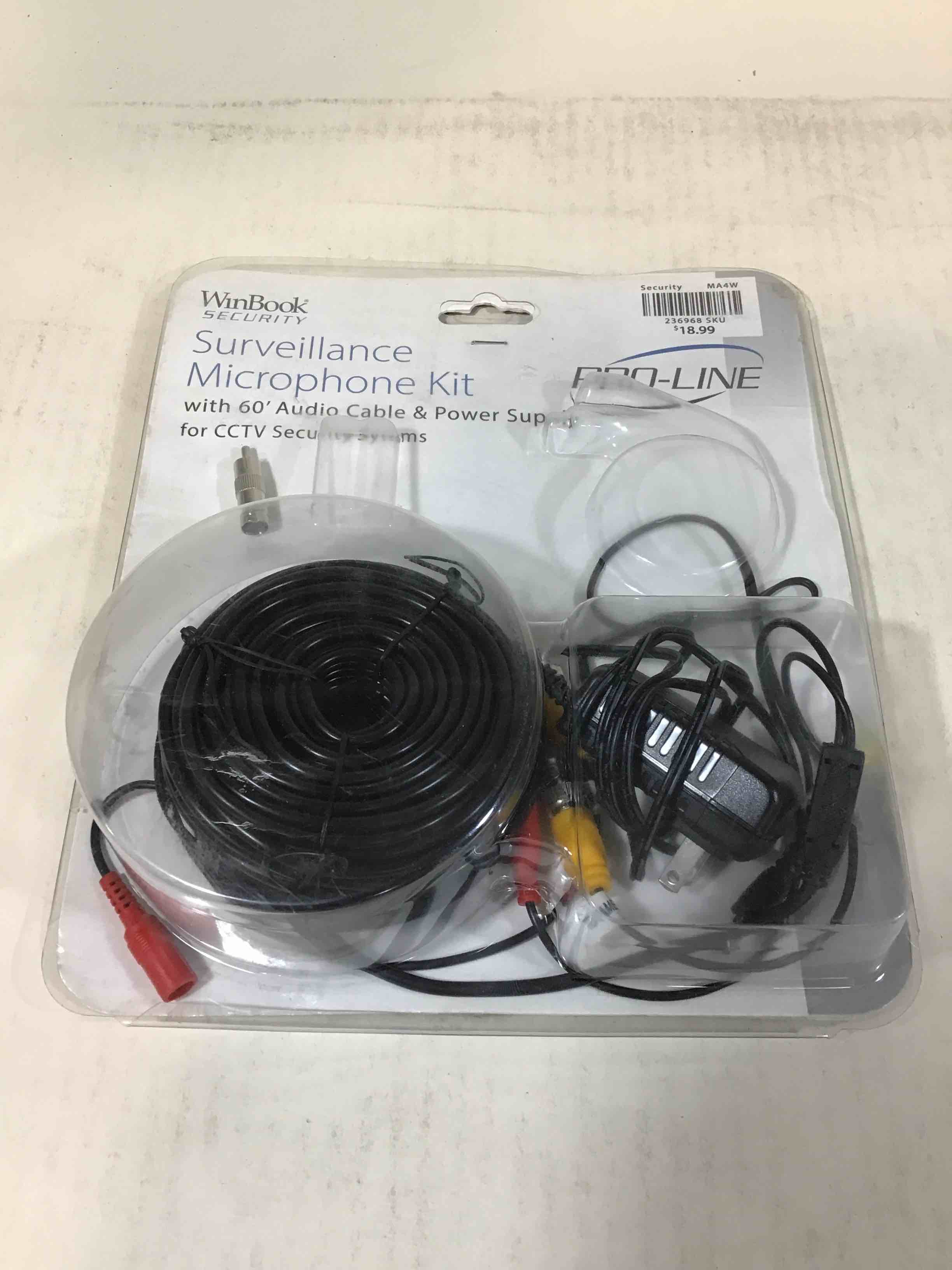 WinBook Security Surveillance Microphone Kit