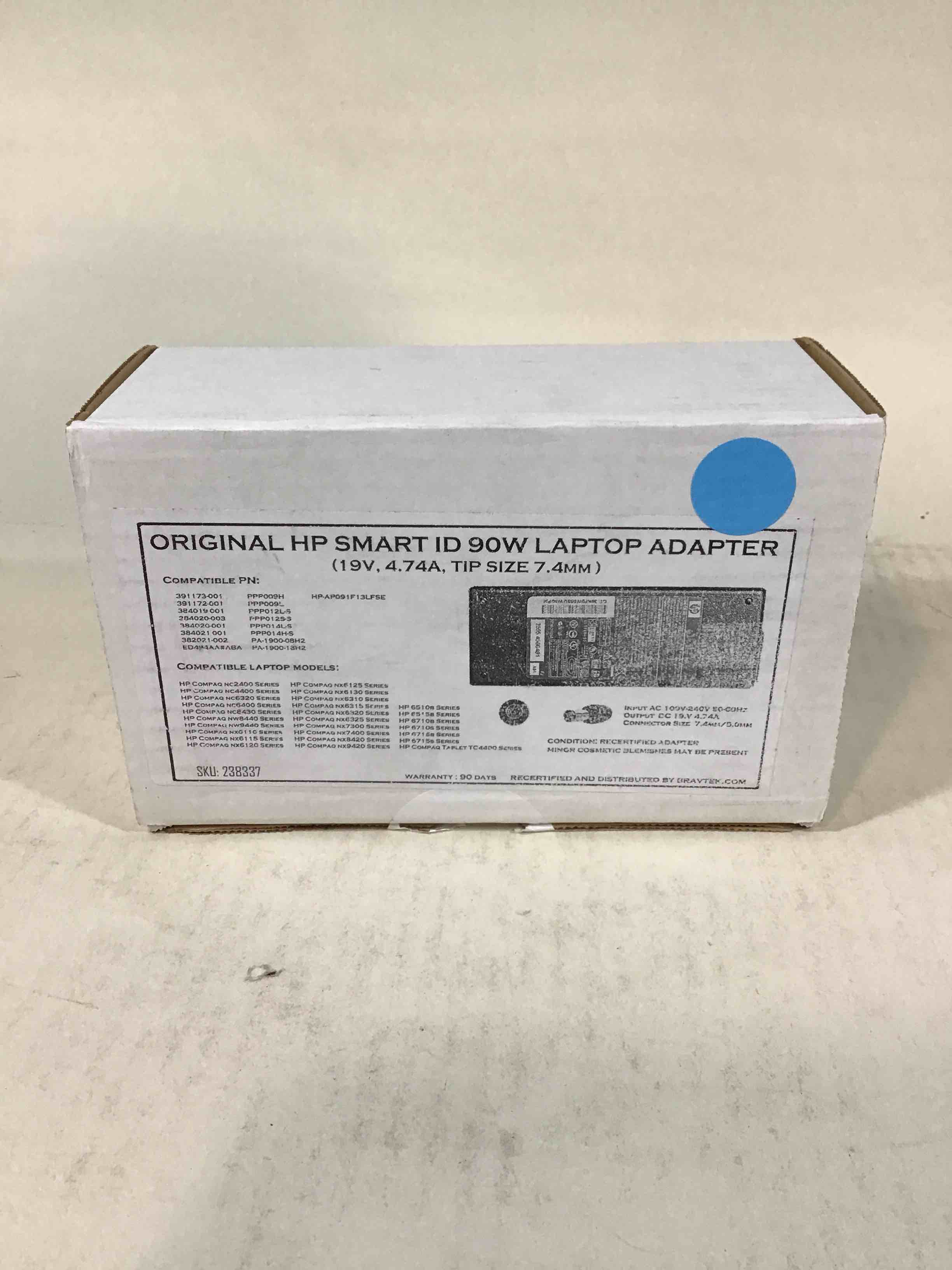 Original Hp Smart ID 90W Laptop Adapter