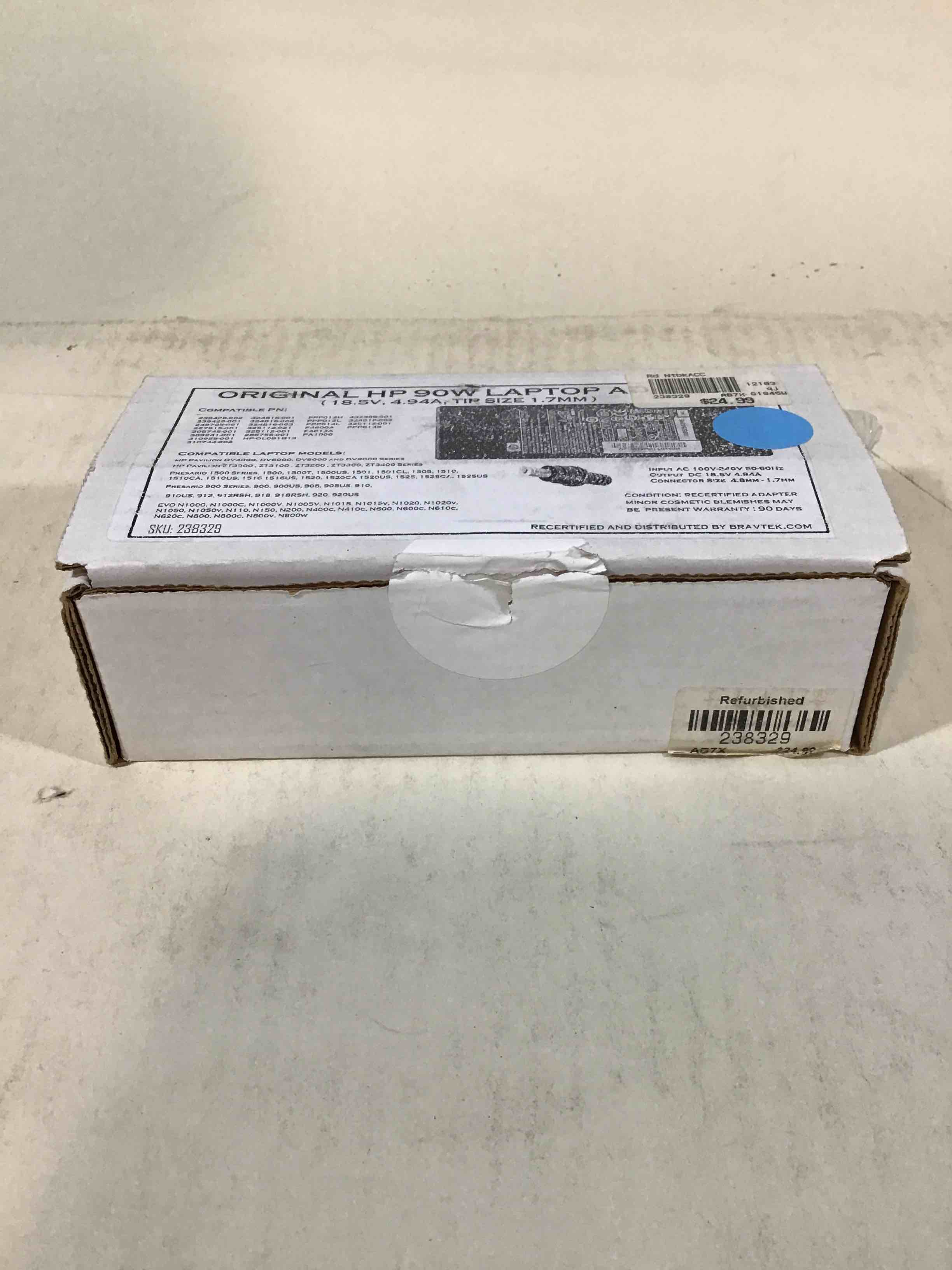 Original HP 90W Laptop Adapter