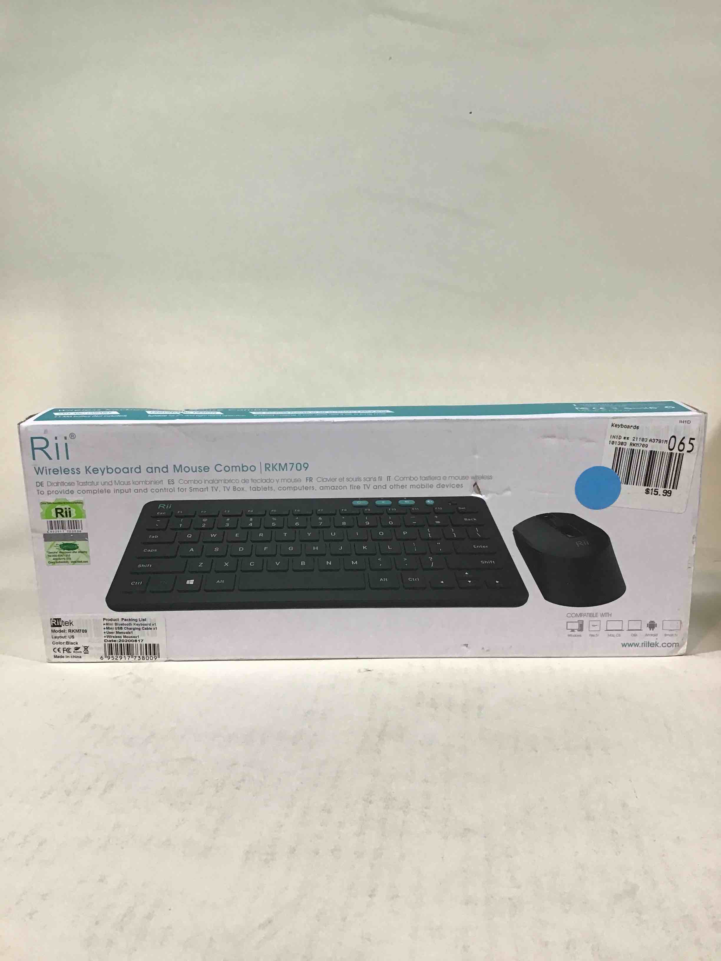 rii wireless keyboard and mouse combo 