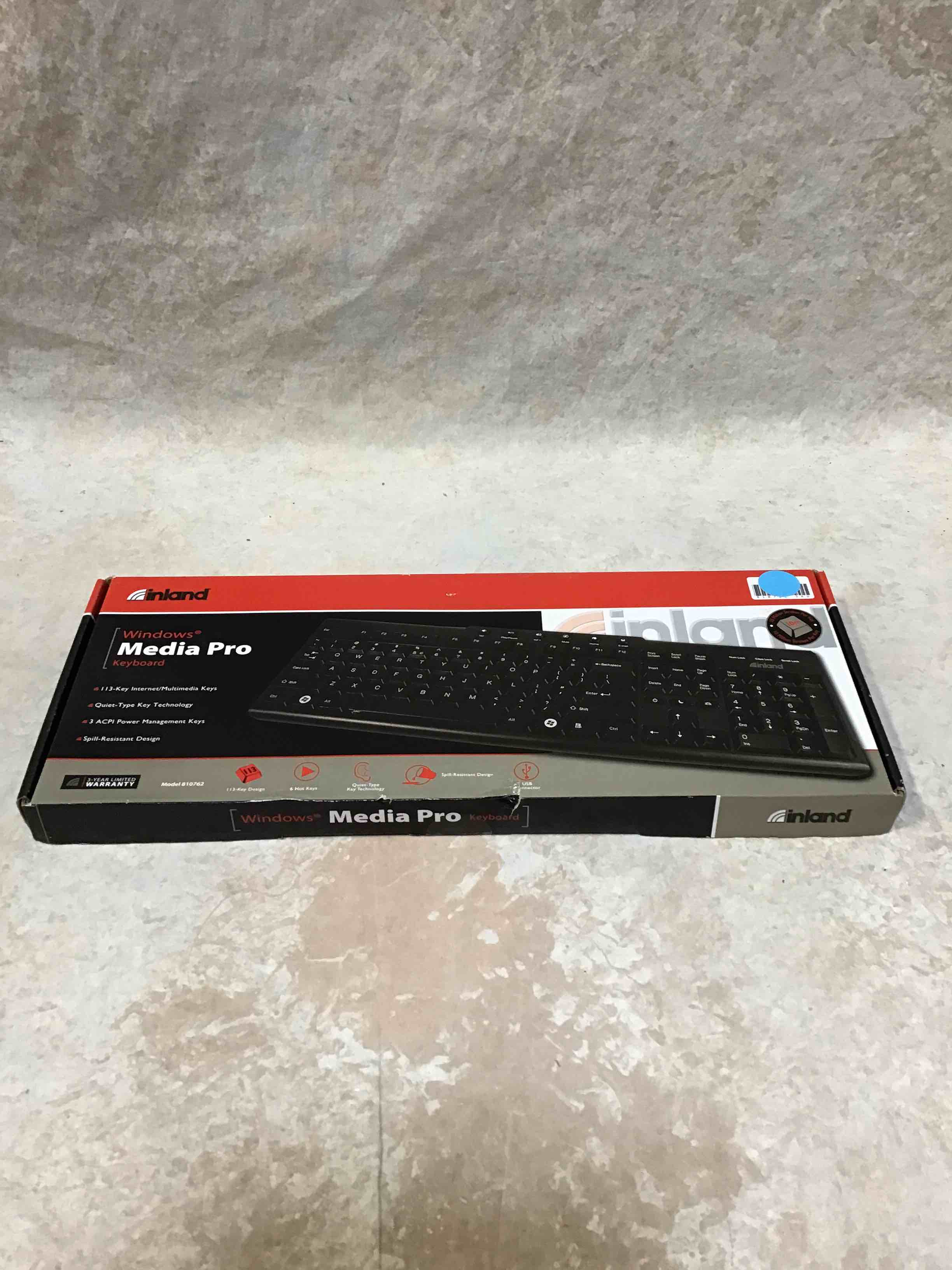 inland windows media pro keyboard