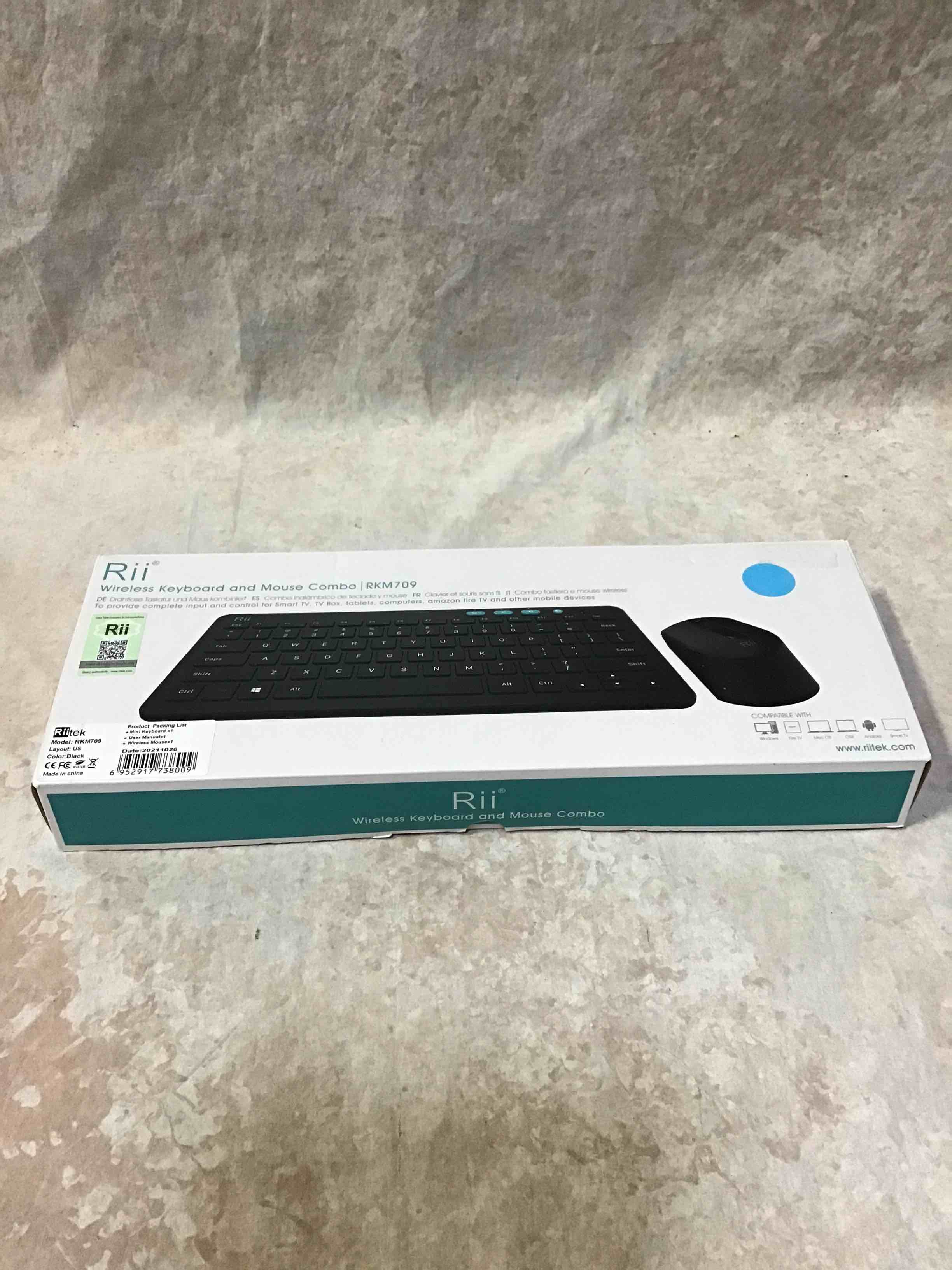 Rii Wireless Keyboard and Mouse Combo RKM709
