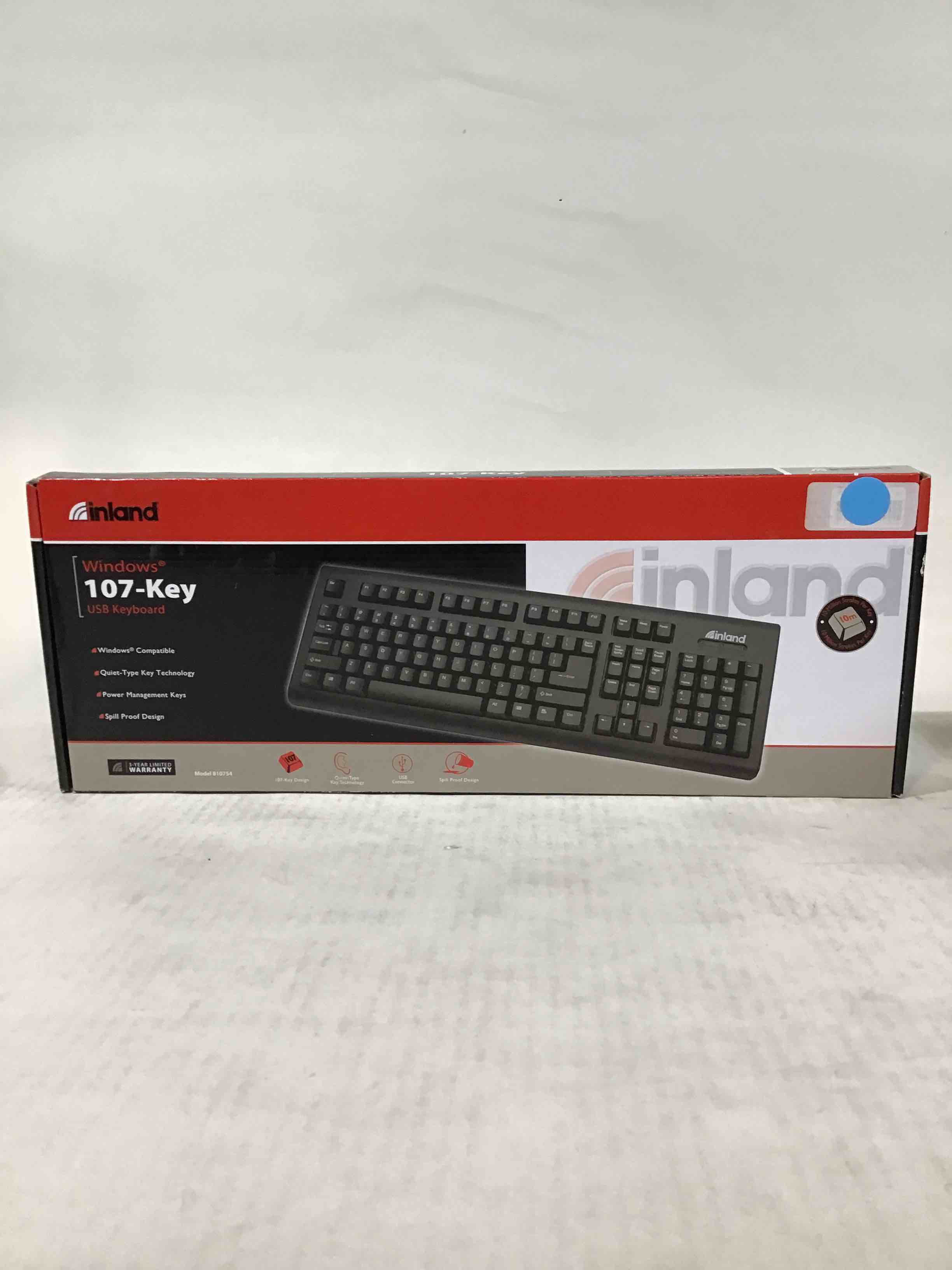 inland windows 107-key usb keyboard