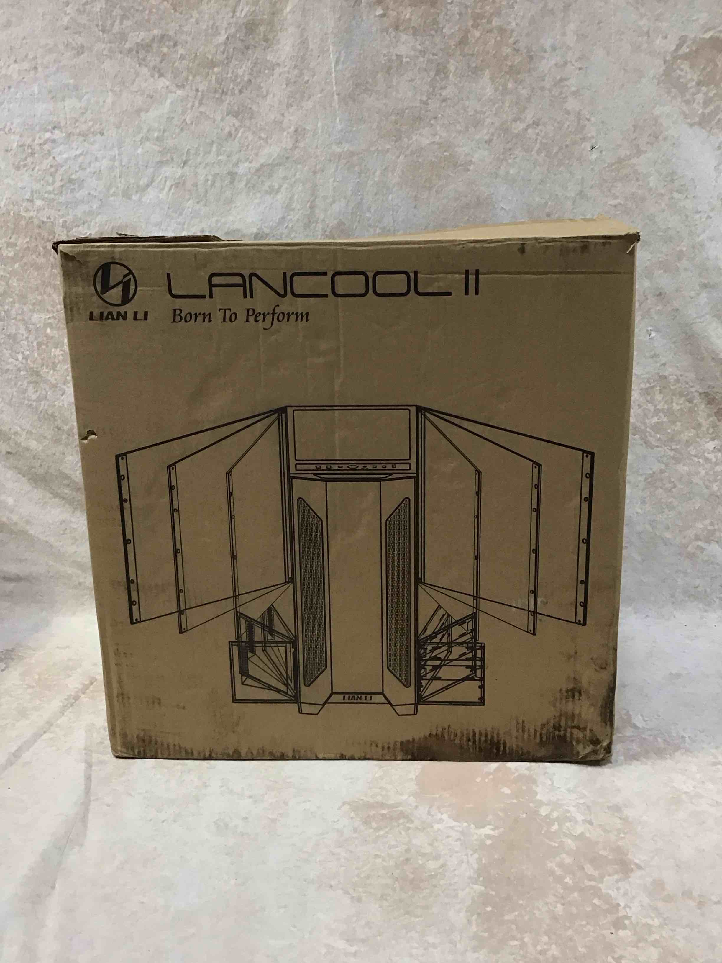 Lancool II - W - Tower - extended ATX - windowed side panel (tempered glass) - no power supply - white - USB/Audio