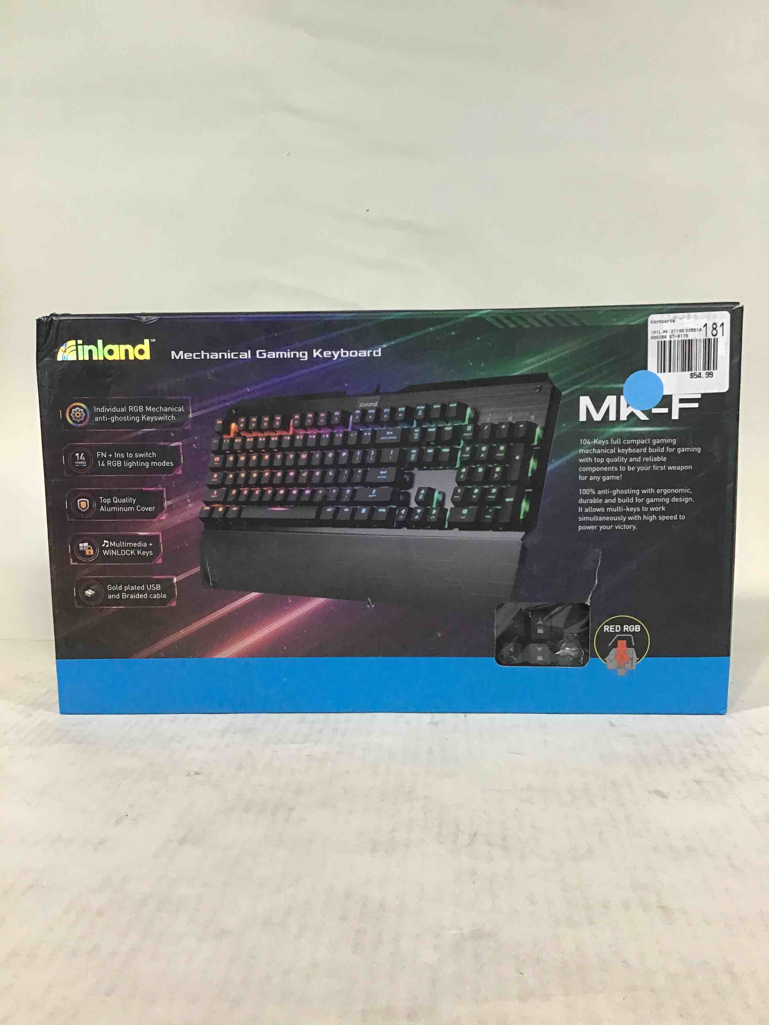 inland Mechanical Gaming Keyboard MK-F