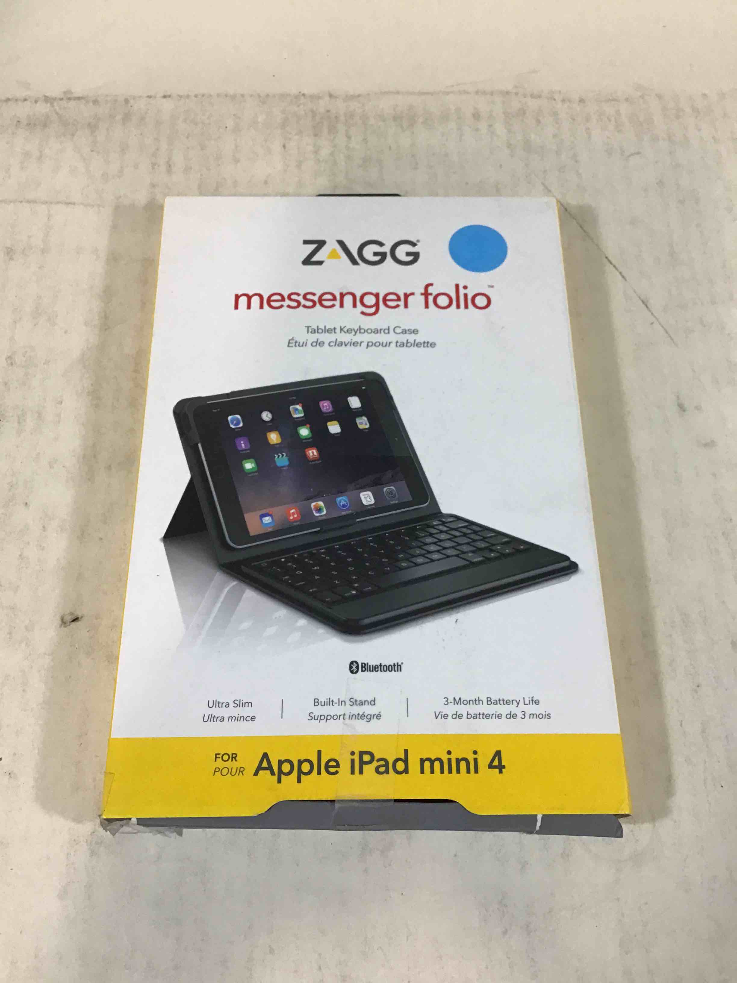 Zagg Messenger Folio Tablet Keyboard Case