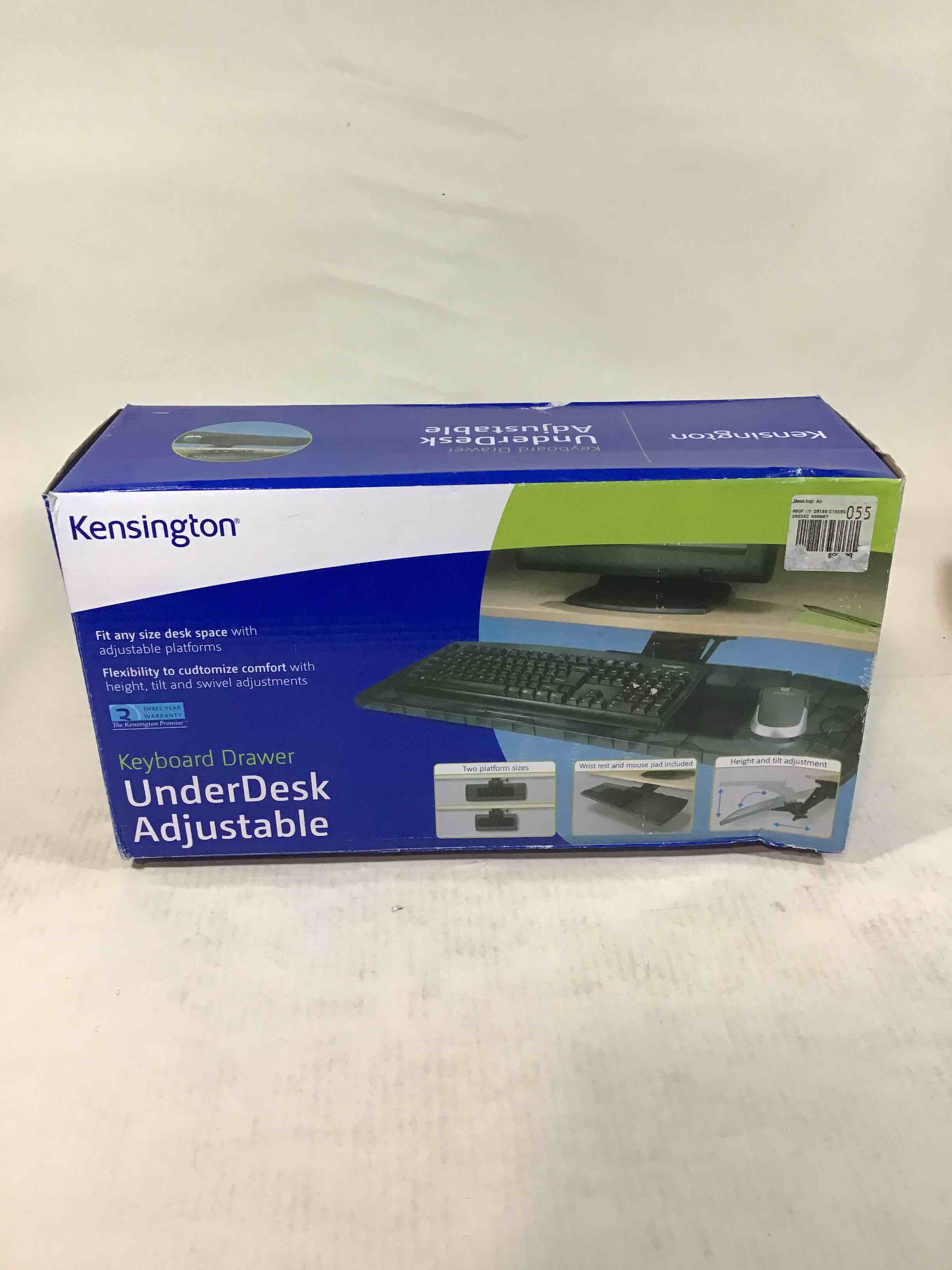 Kensington Underdesk Adjustable Keyboard Drawer