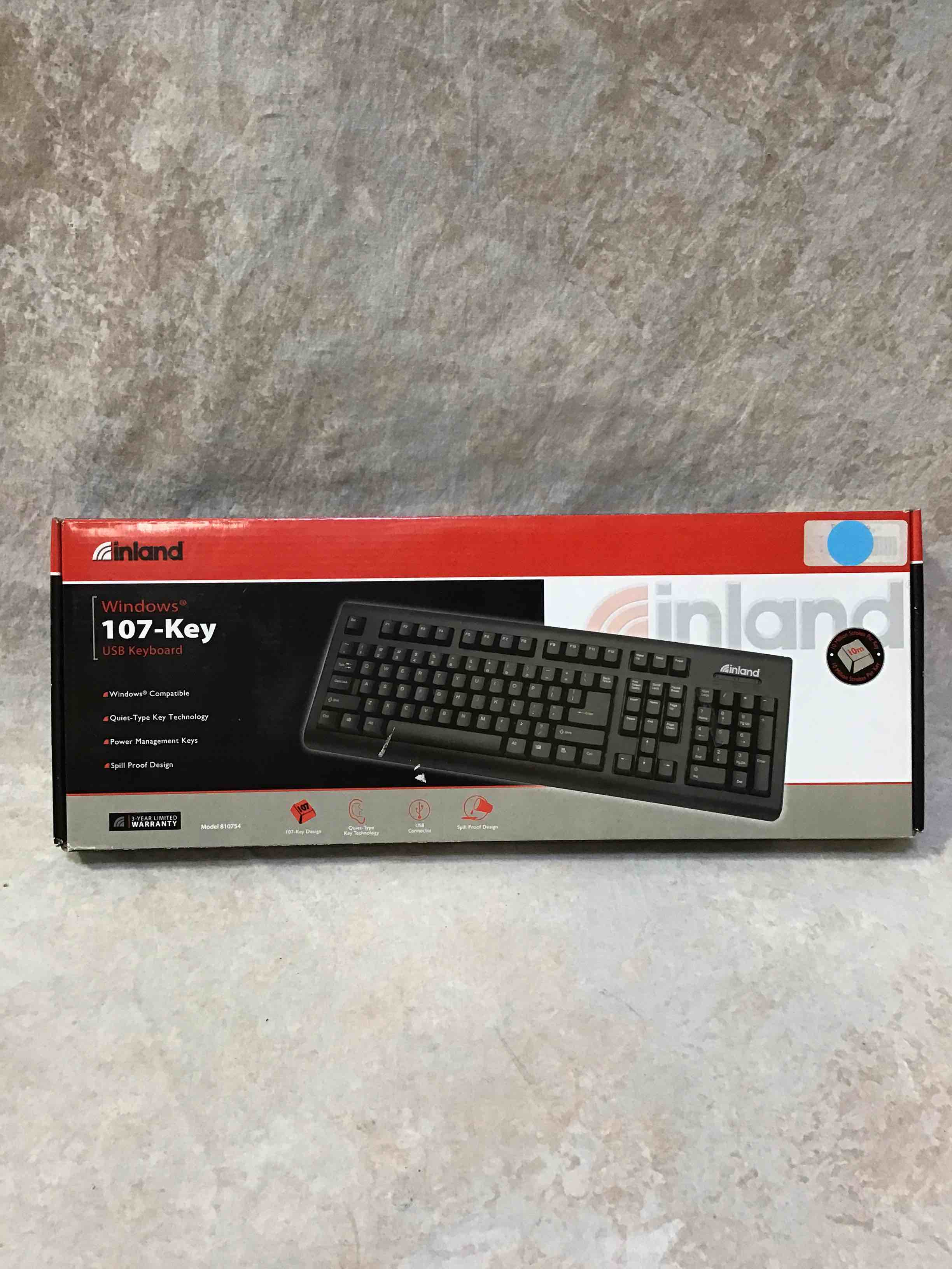 inland Windows 107-Key USB Keyboard