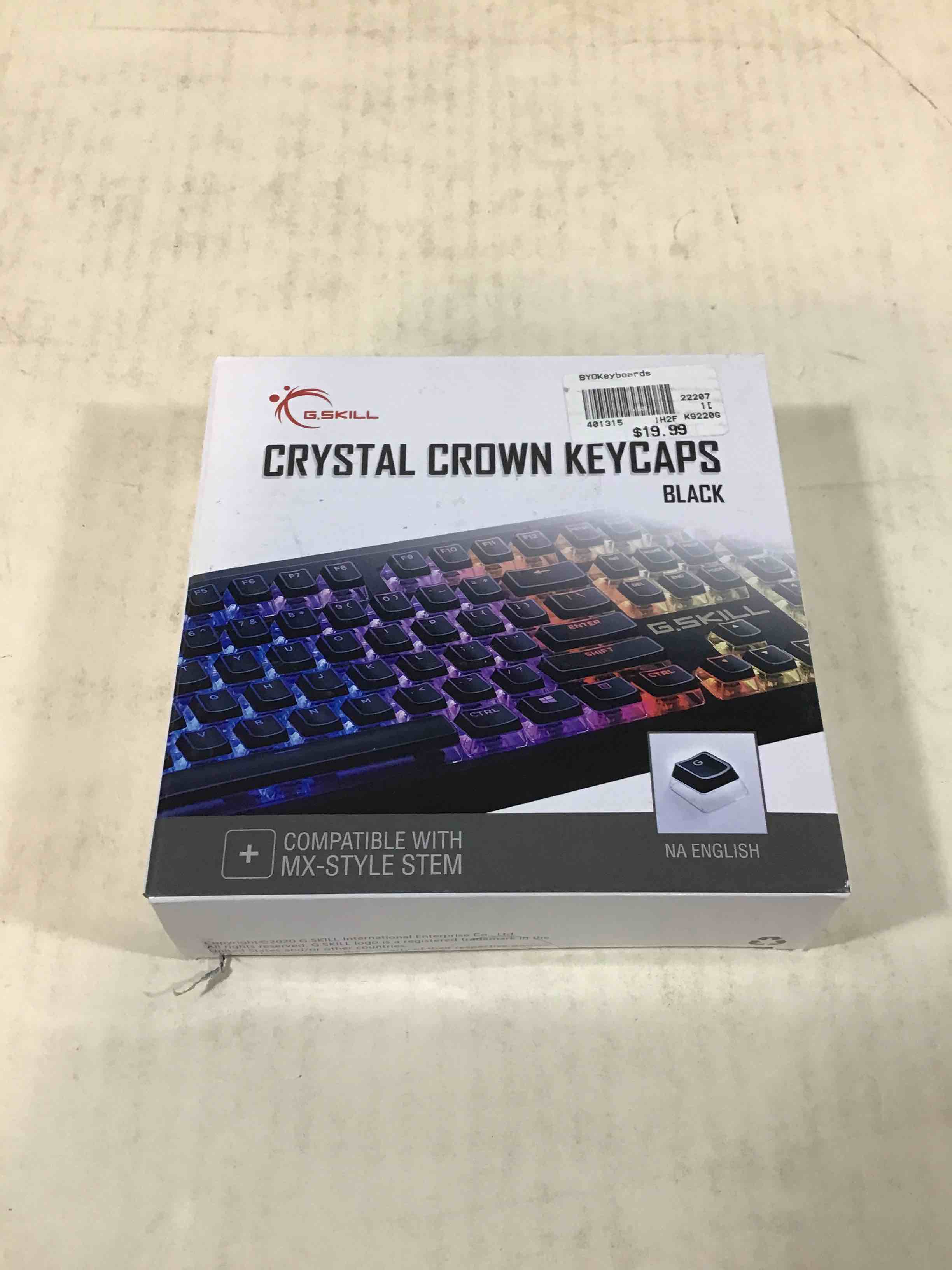 G.Skill Crystal Crown Keycaps Black