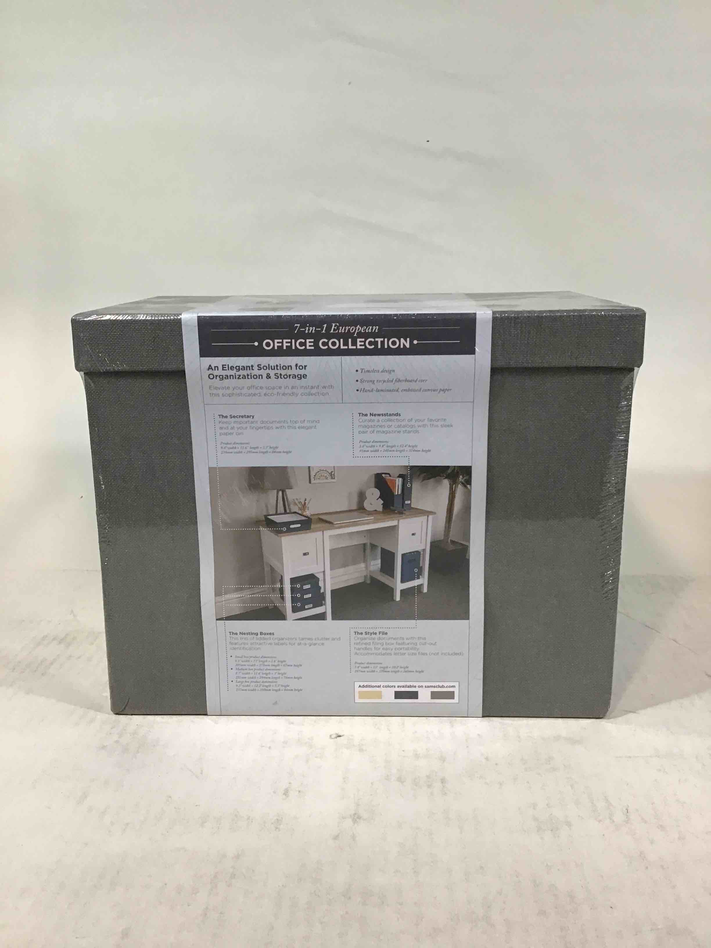 7-in-1 European Storage Office Collection