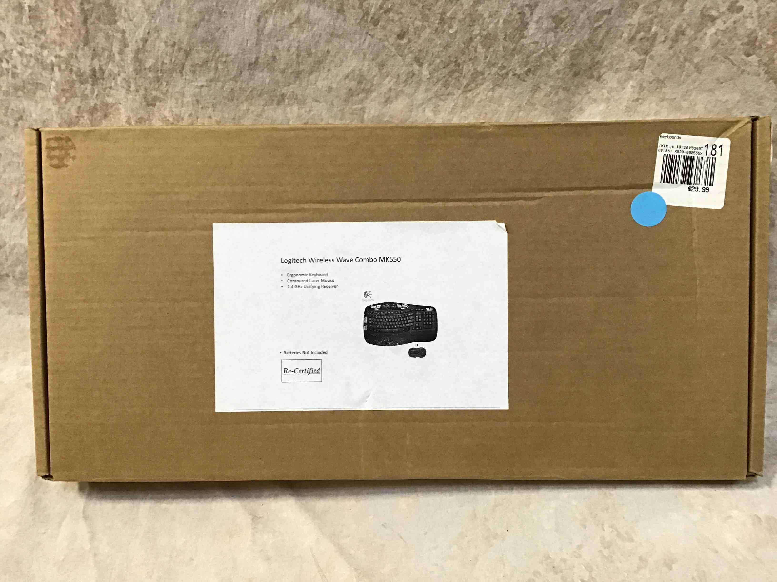 logitech wireless wave combo mk550