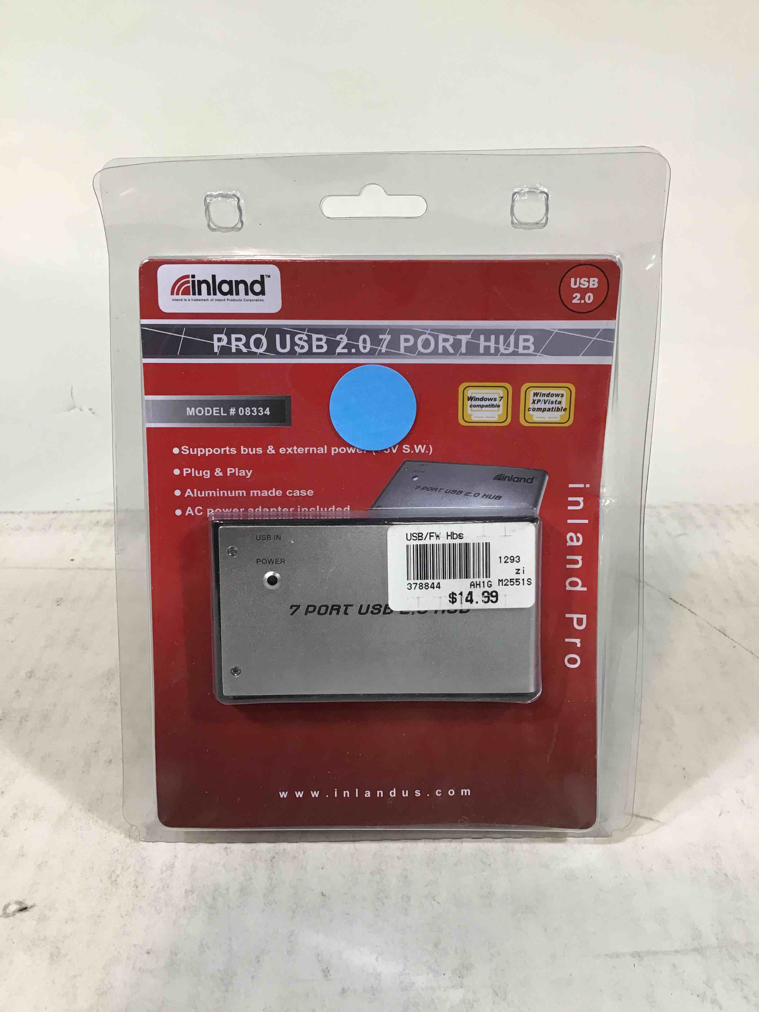 Inland U-mobile 7 Port Usb Hub, Mc702704