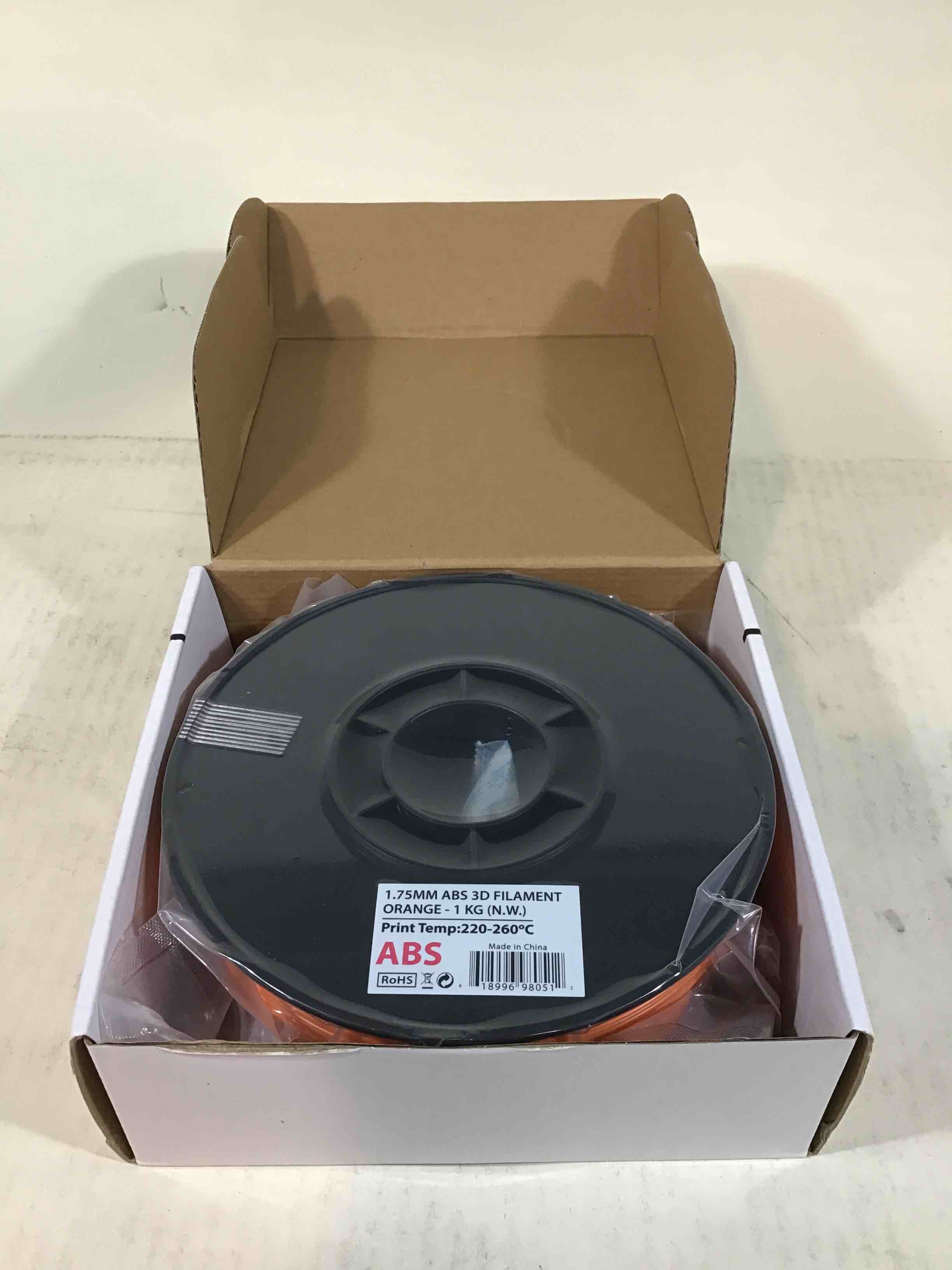 inland 1.75mm ABS 3D Filament Orange