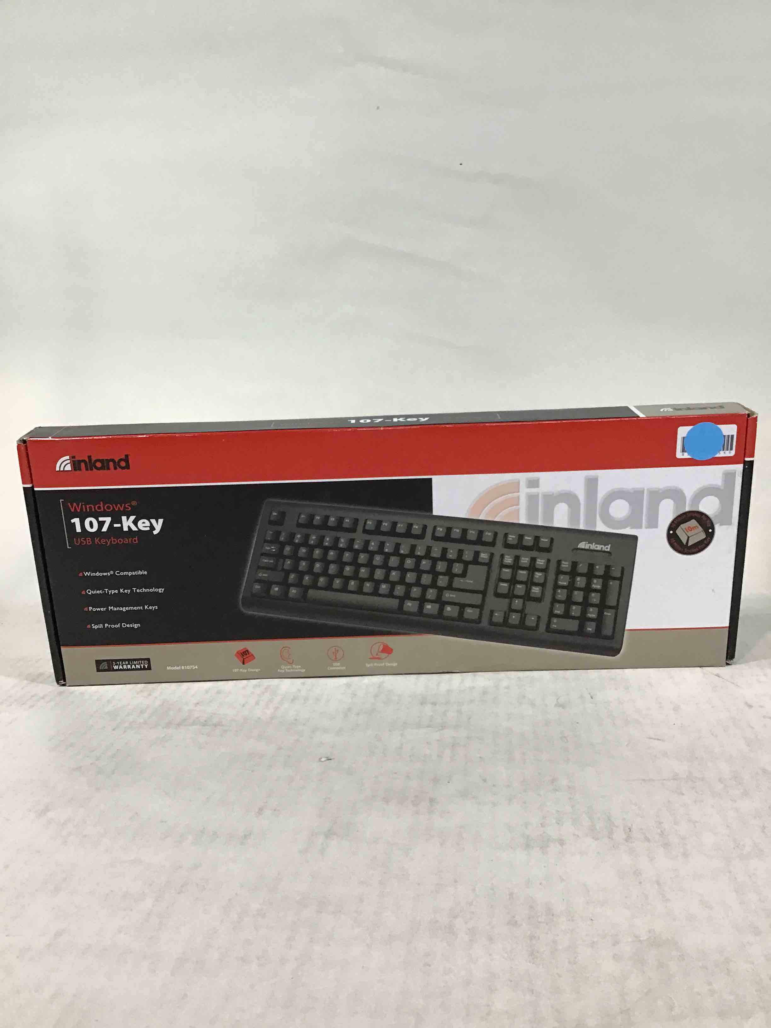 inland Windows 107-Key USB keyboard