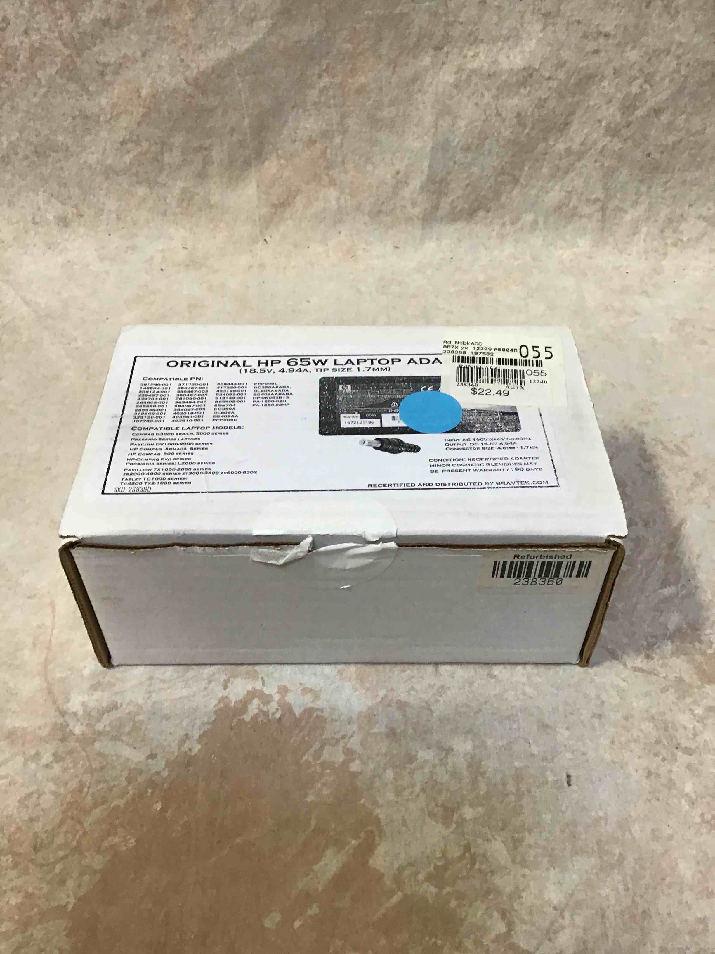 Original HP 65W Laptop Adapter