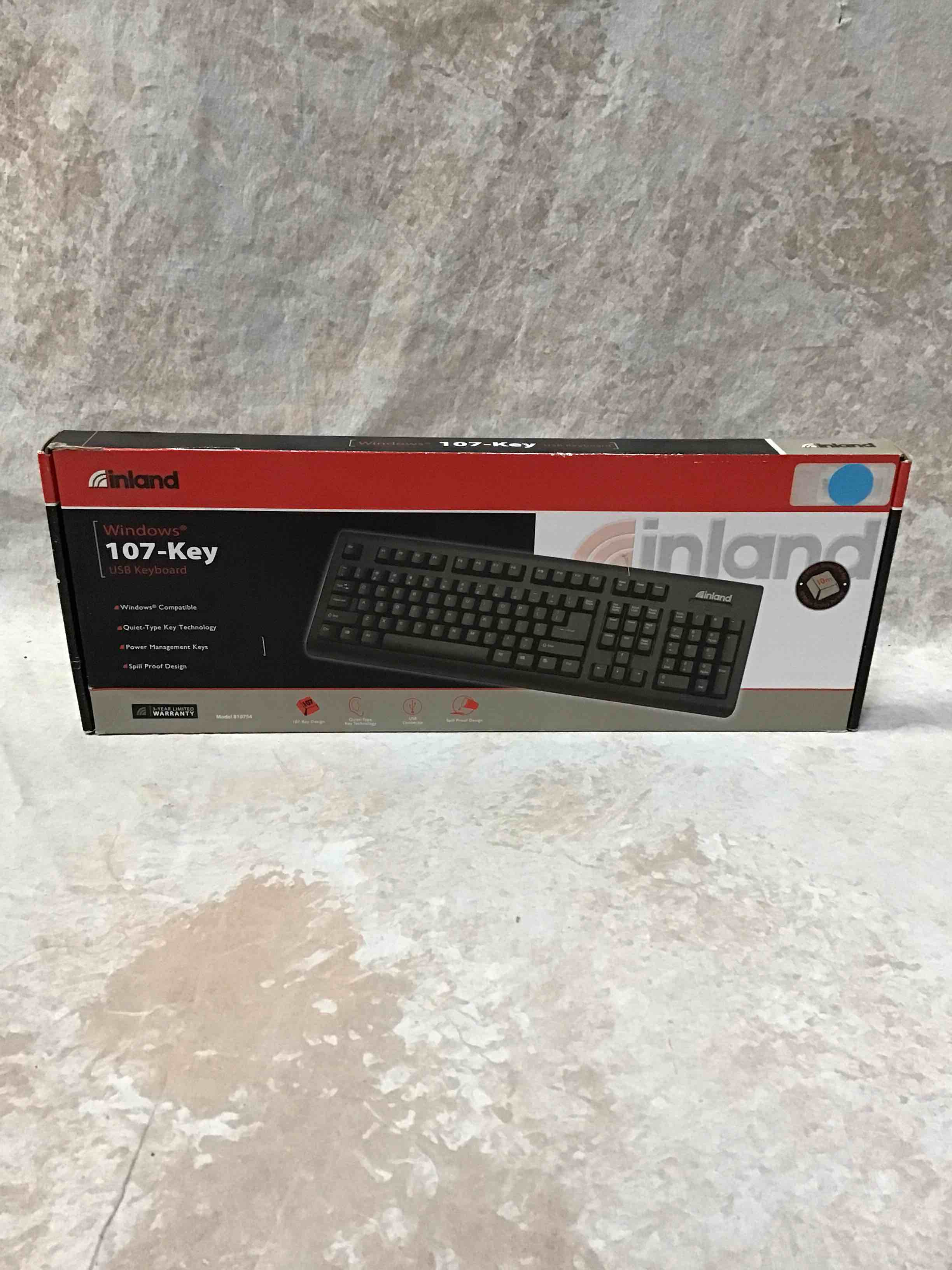 inland Windows 107-Key USB Keyboard