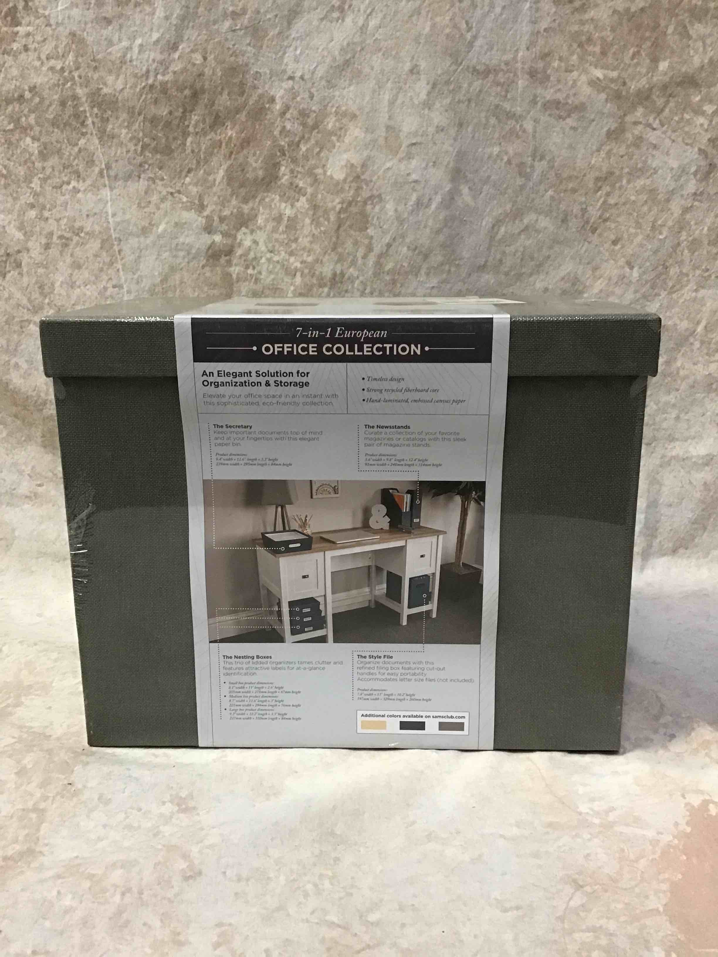 7-in-1 European Storage Office Collection
