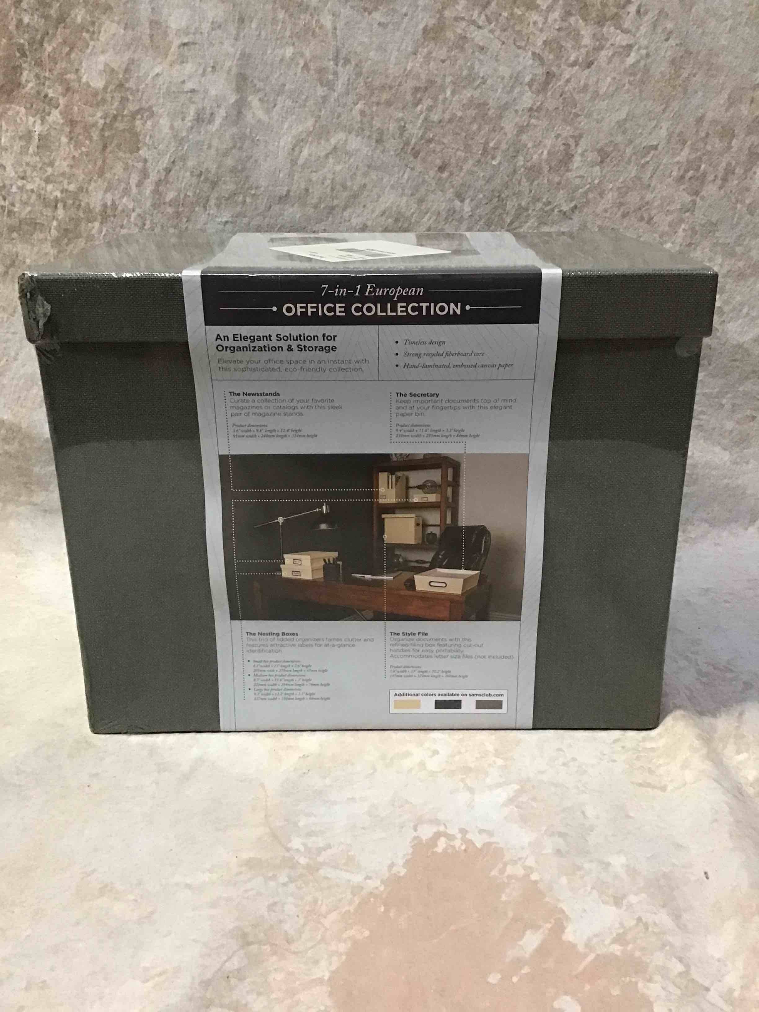 7-in-1 European Storage Office Collection 