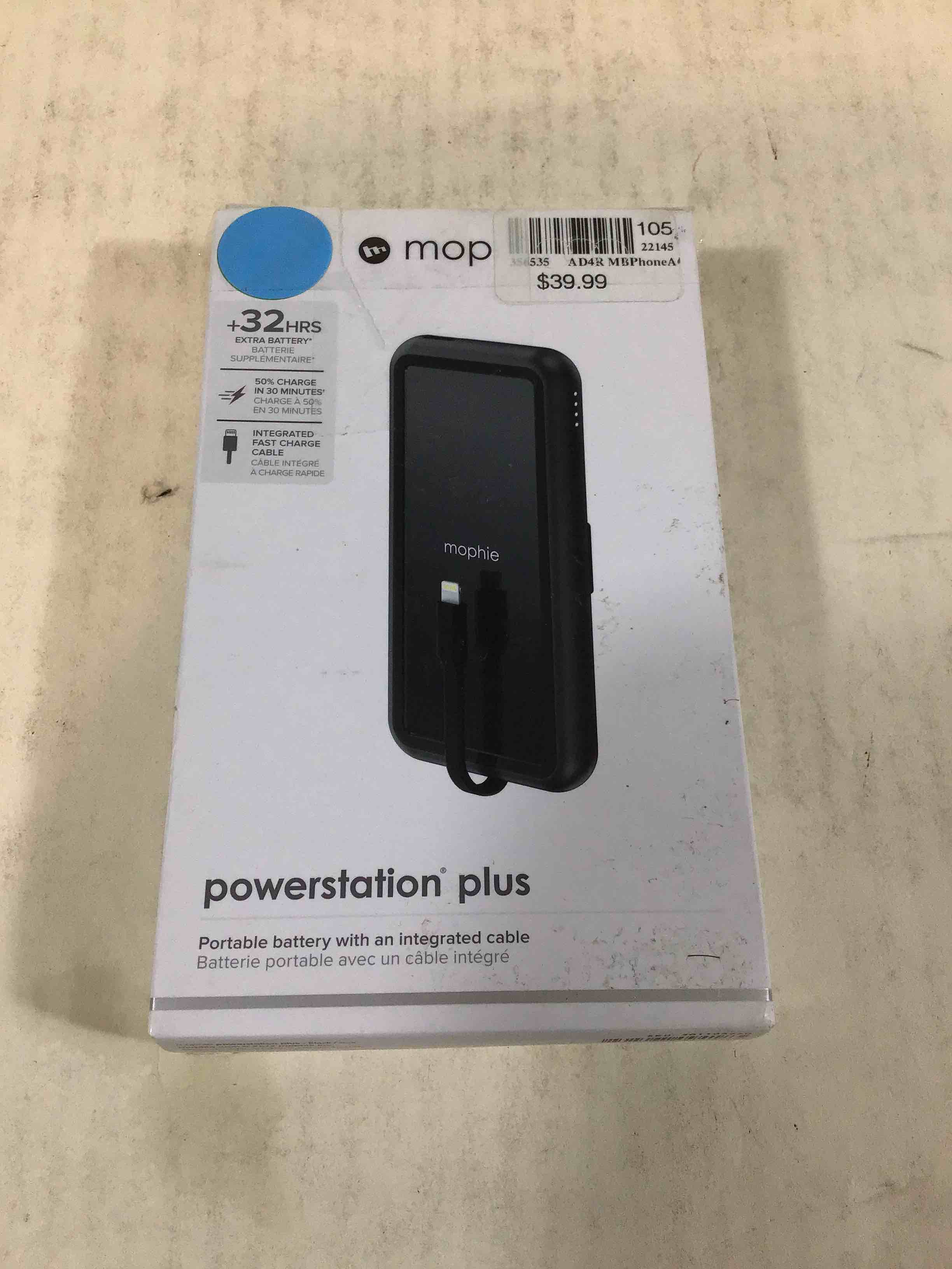 mophie powerstation plus portable battery