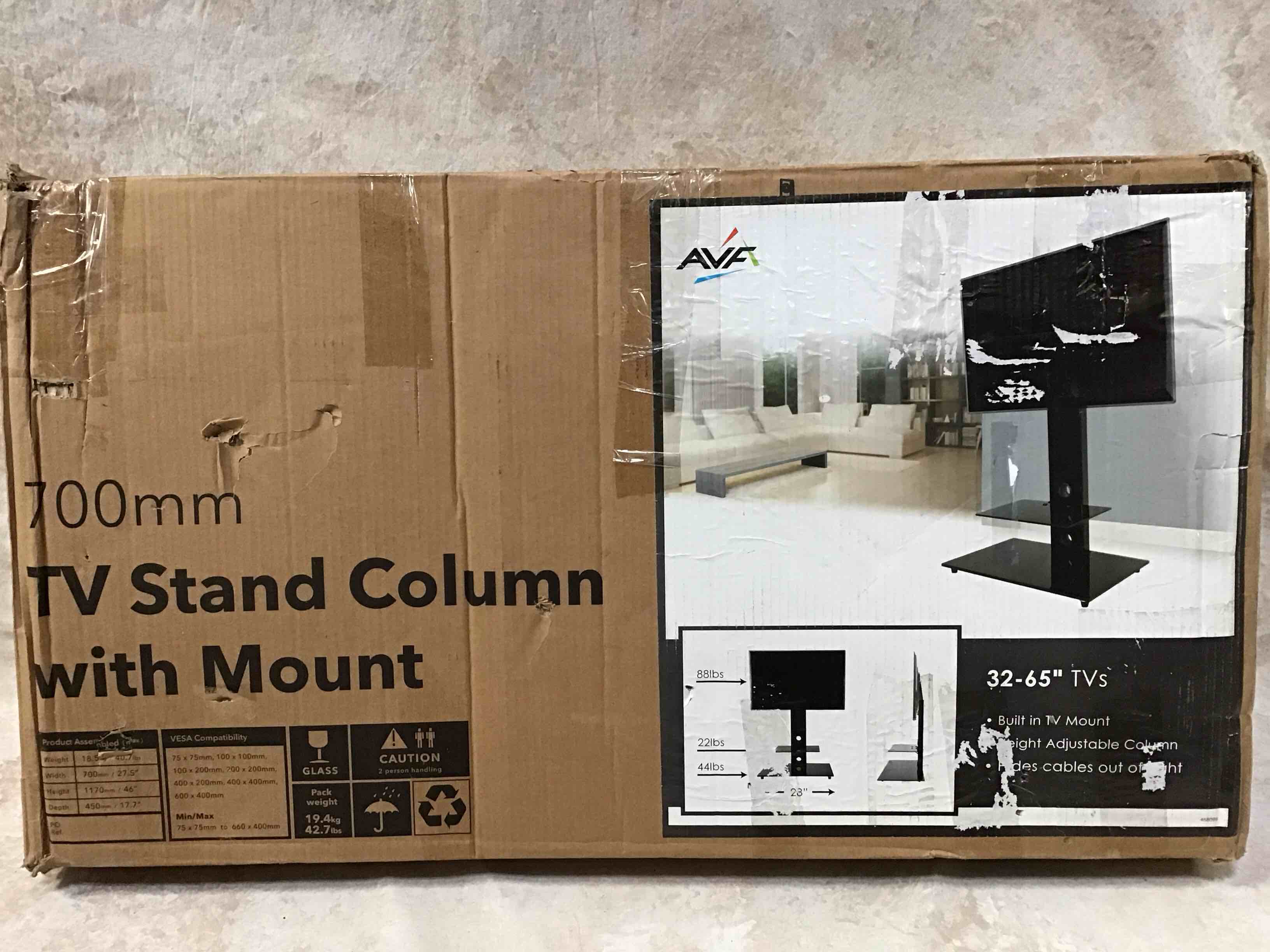 TV Stand Column With Mount