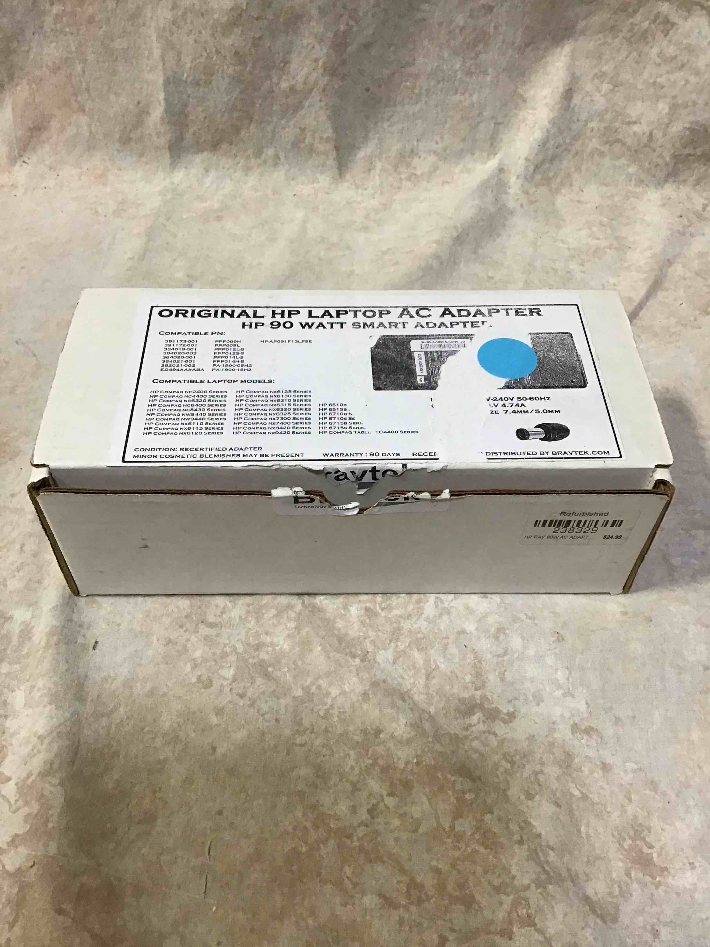 Original HP Laptop AC Adapter 90W