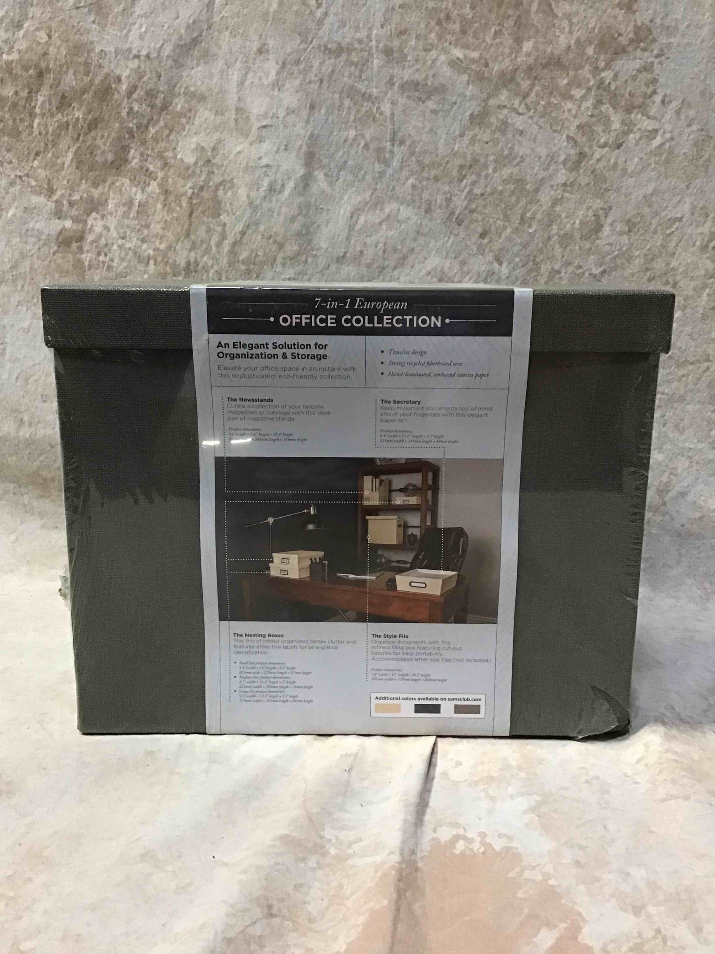 7-in-1 European Storage Office Collection