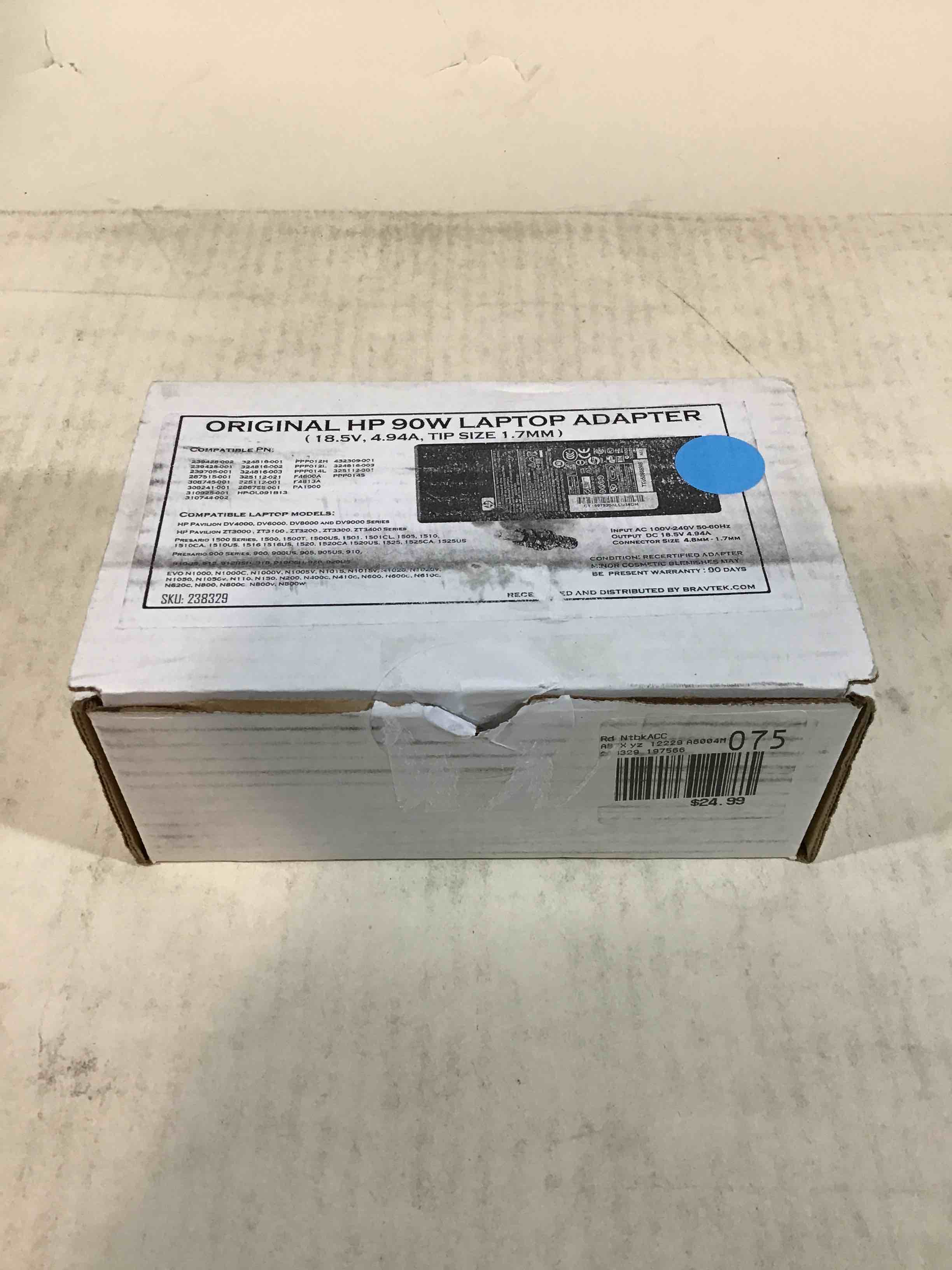 Original HP 90W Laptop Adapter