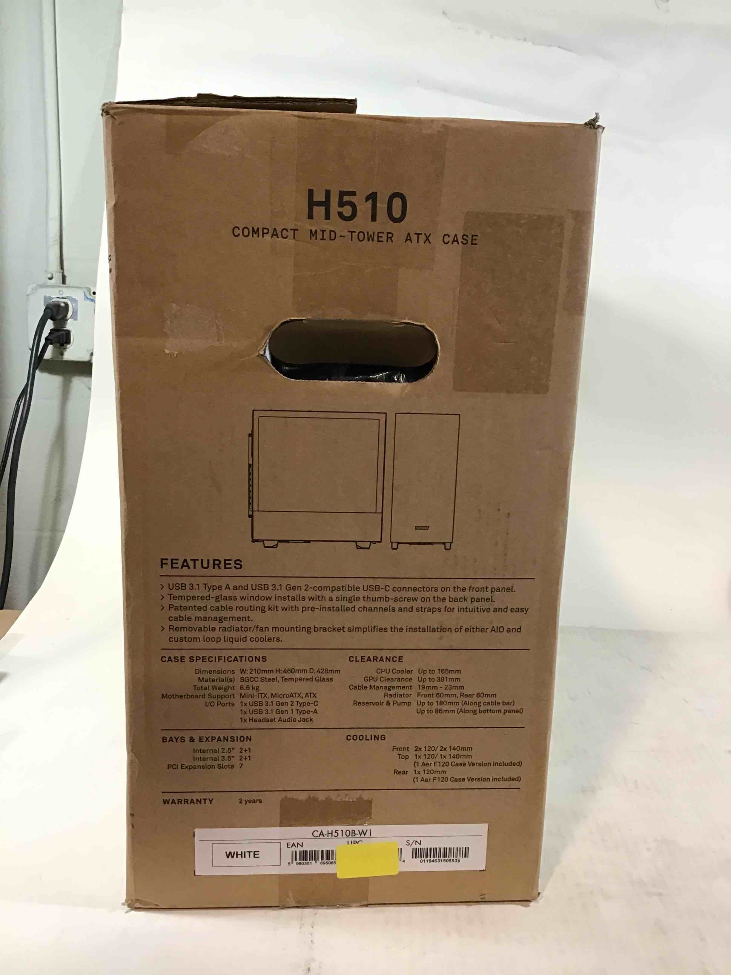 NZXT H510 Compact Mid-Tower ATX Case