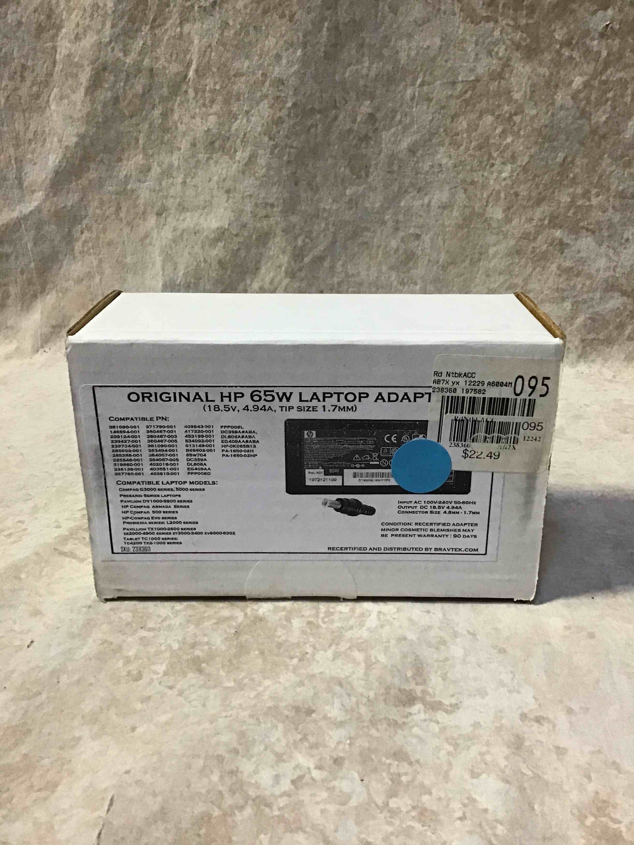 Original HP 65W Laptop Adapter