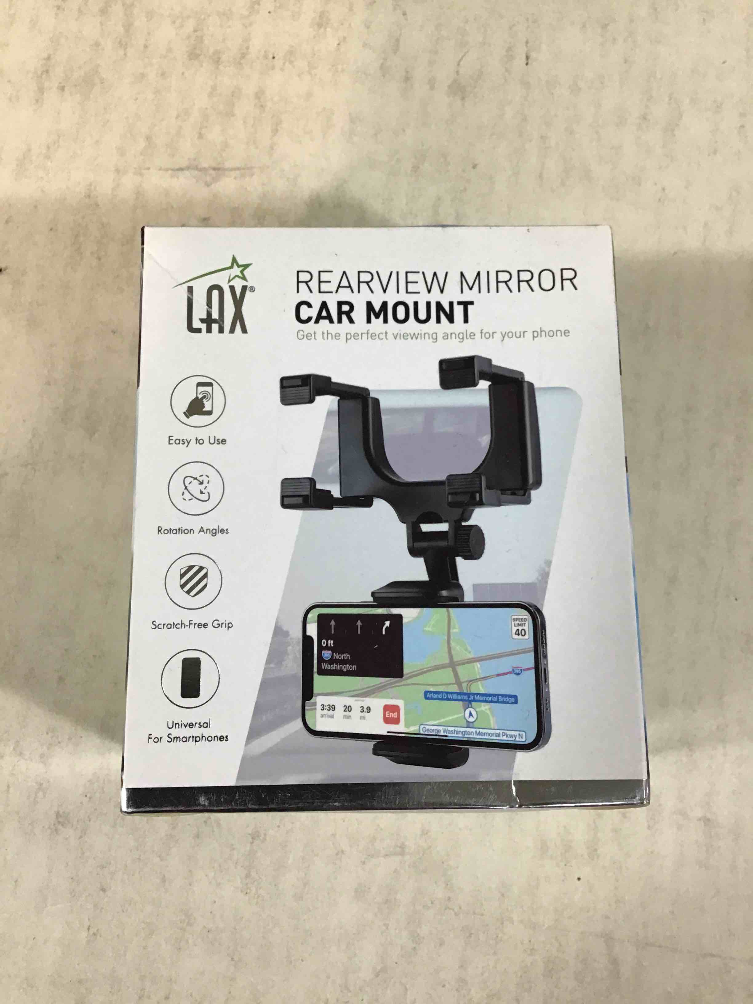 LAX Rearview Mirror Car Mount