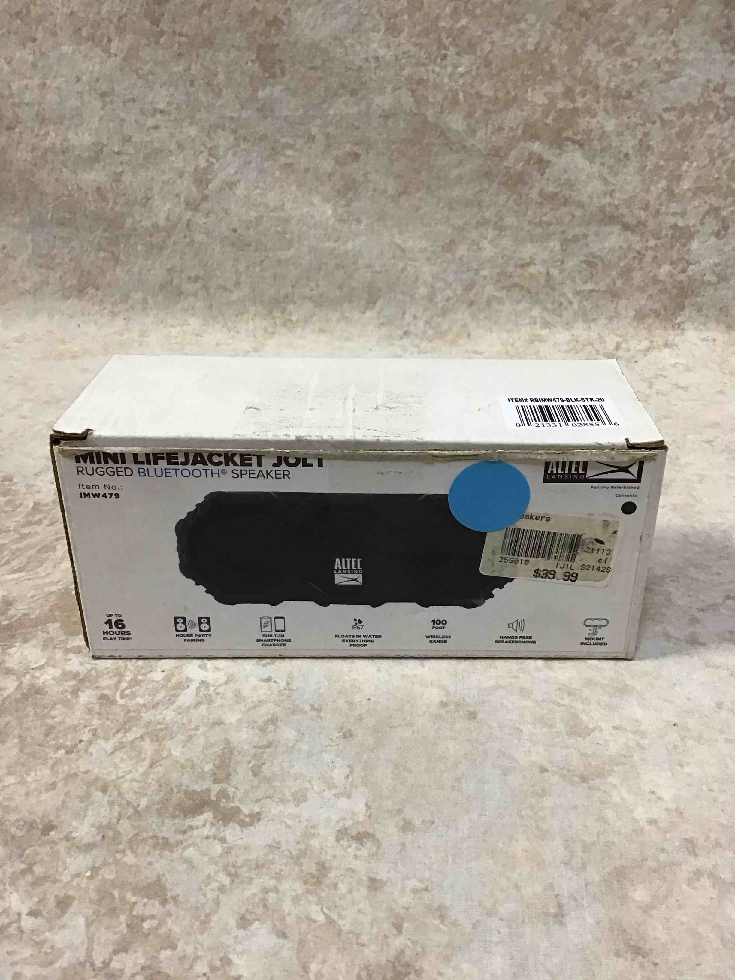 Altel Mini Lifejacket Jolt Rugged BT Speaker