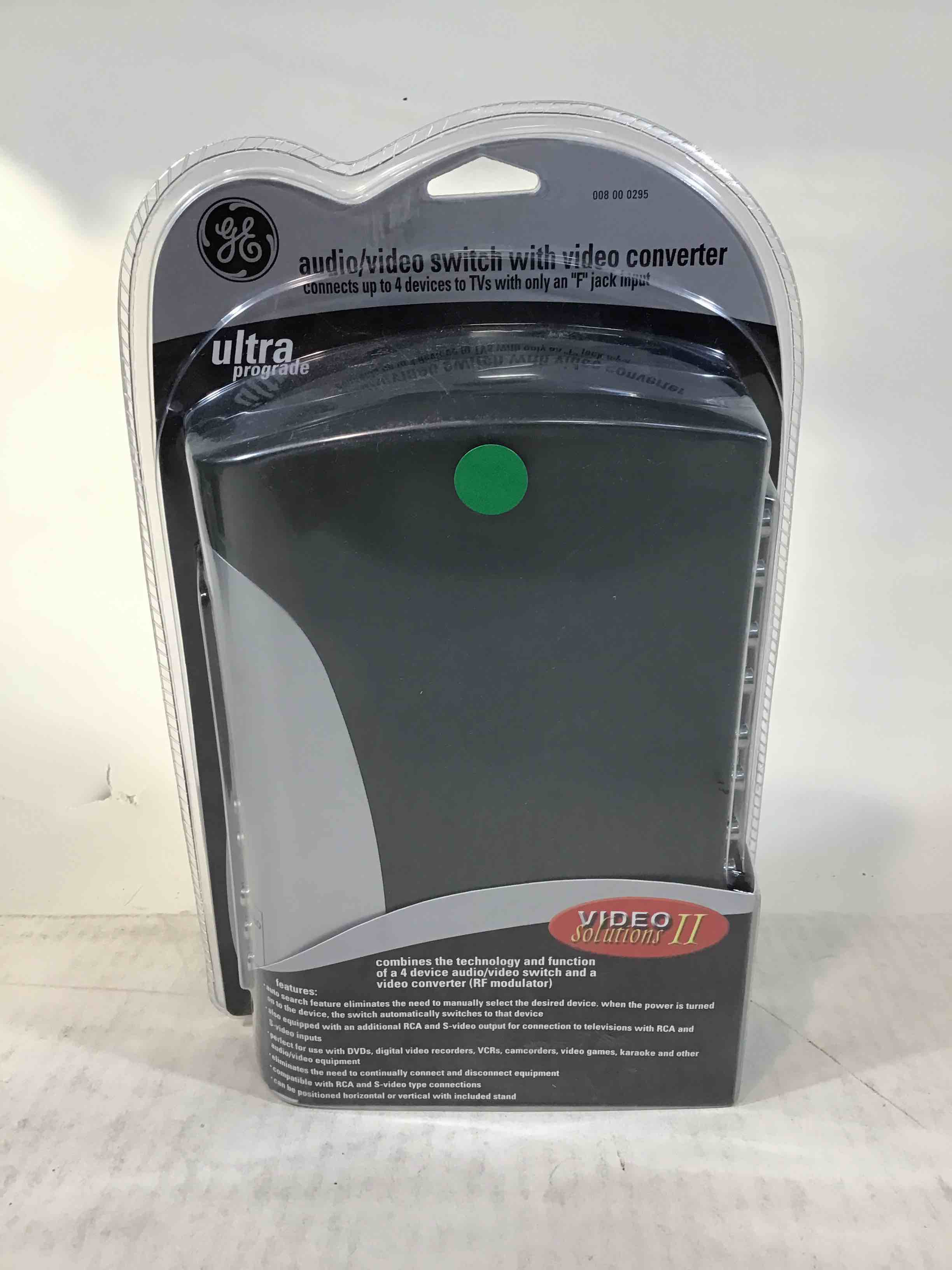 G.E. Audio/Video Switch with Video Converter