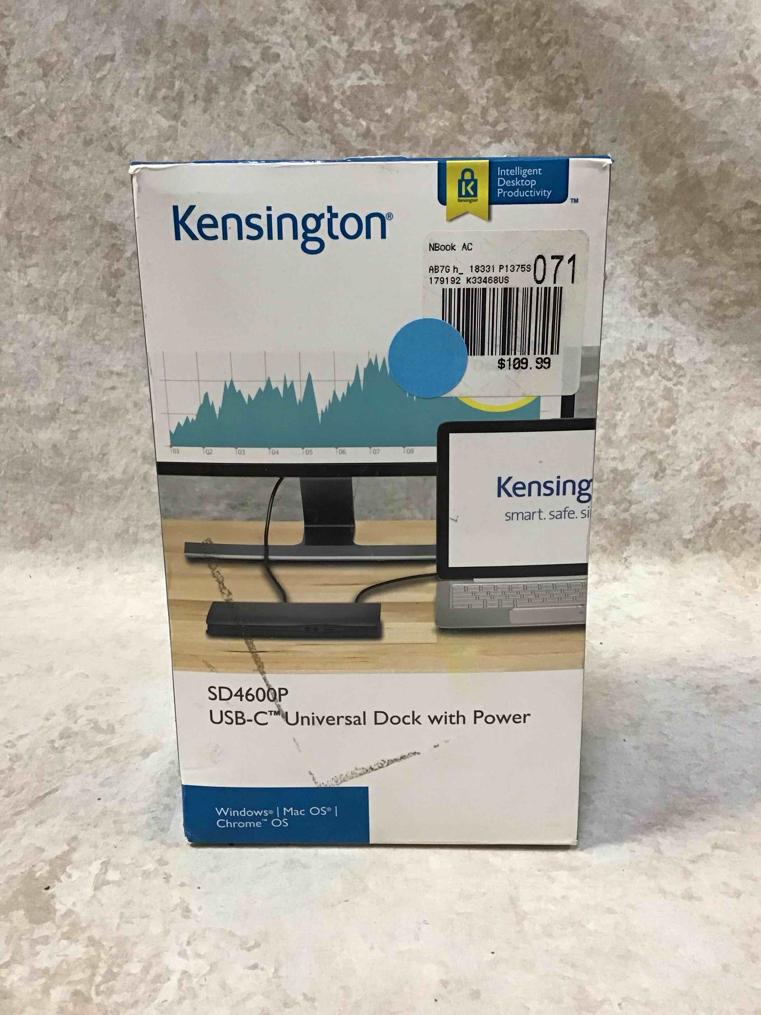Kensington SD4600P USB-C Universal Dock with Power