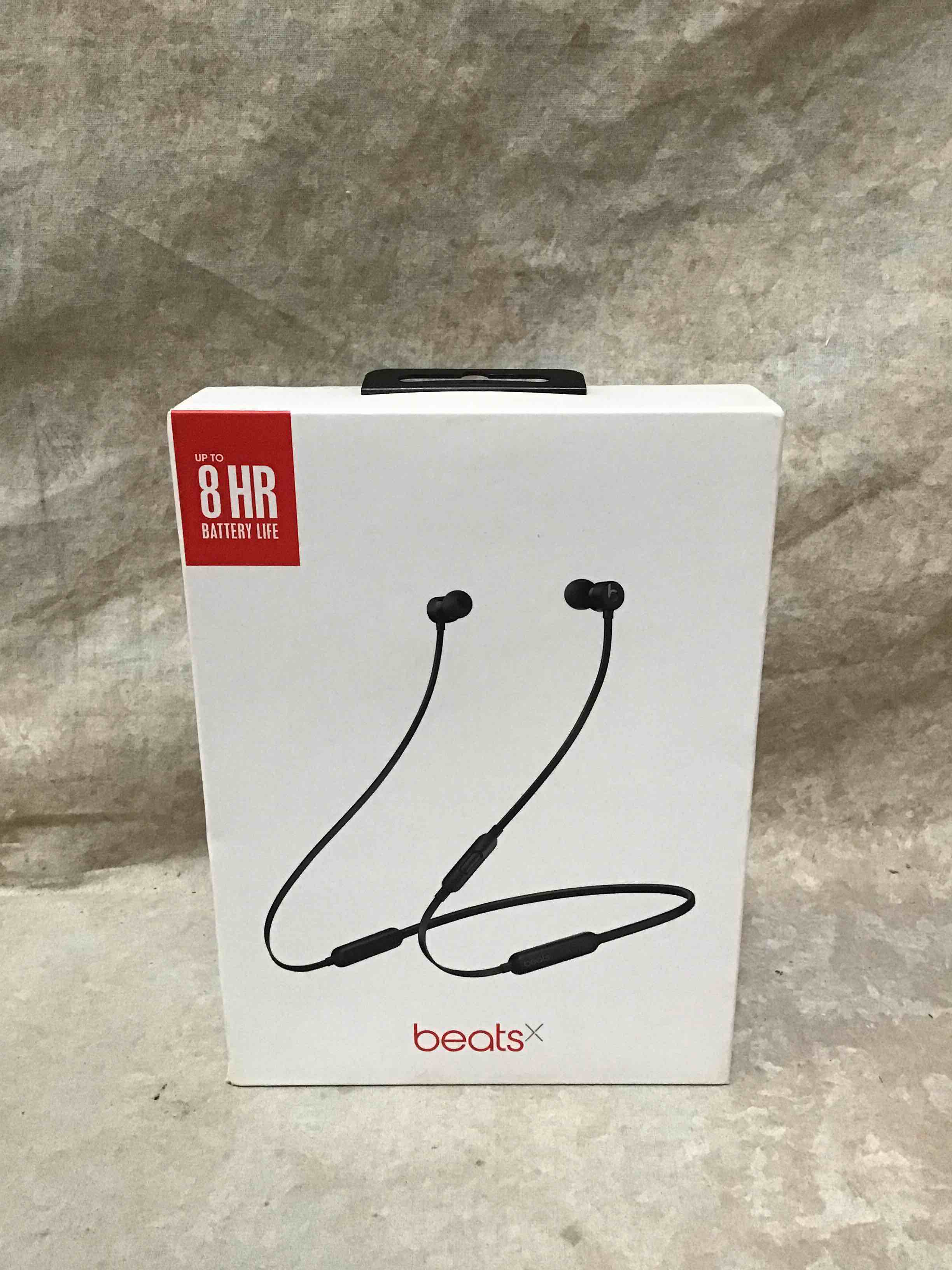 BeatsX Wireless Earphones - Apple W1 Headphone Chip, Class 1 Bluetooth, 8 Hours Of Listening Time - Black