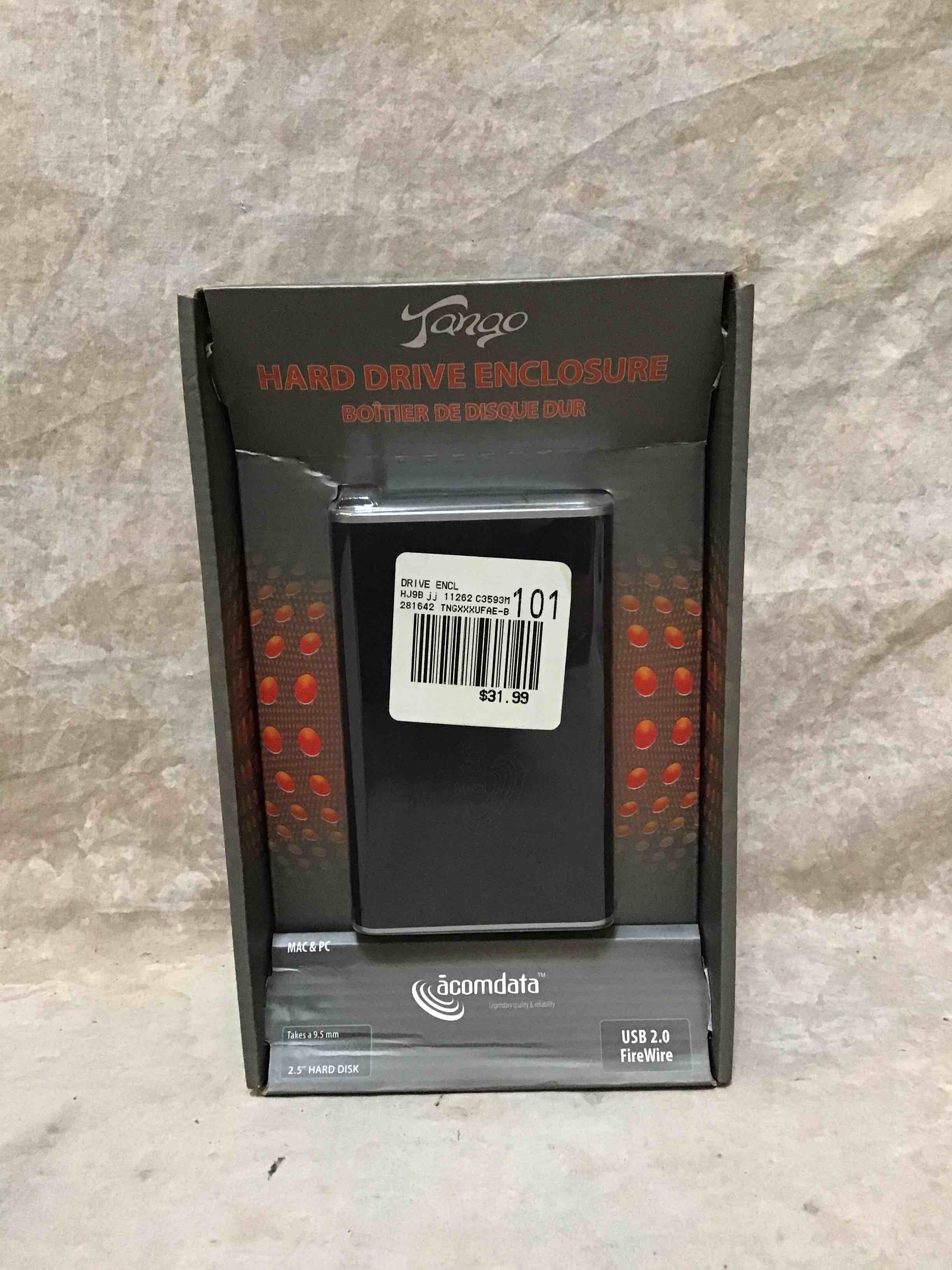 Tango Acomdata USB 2.0 Hard Drive Enclosure