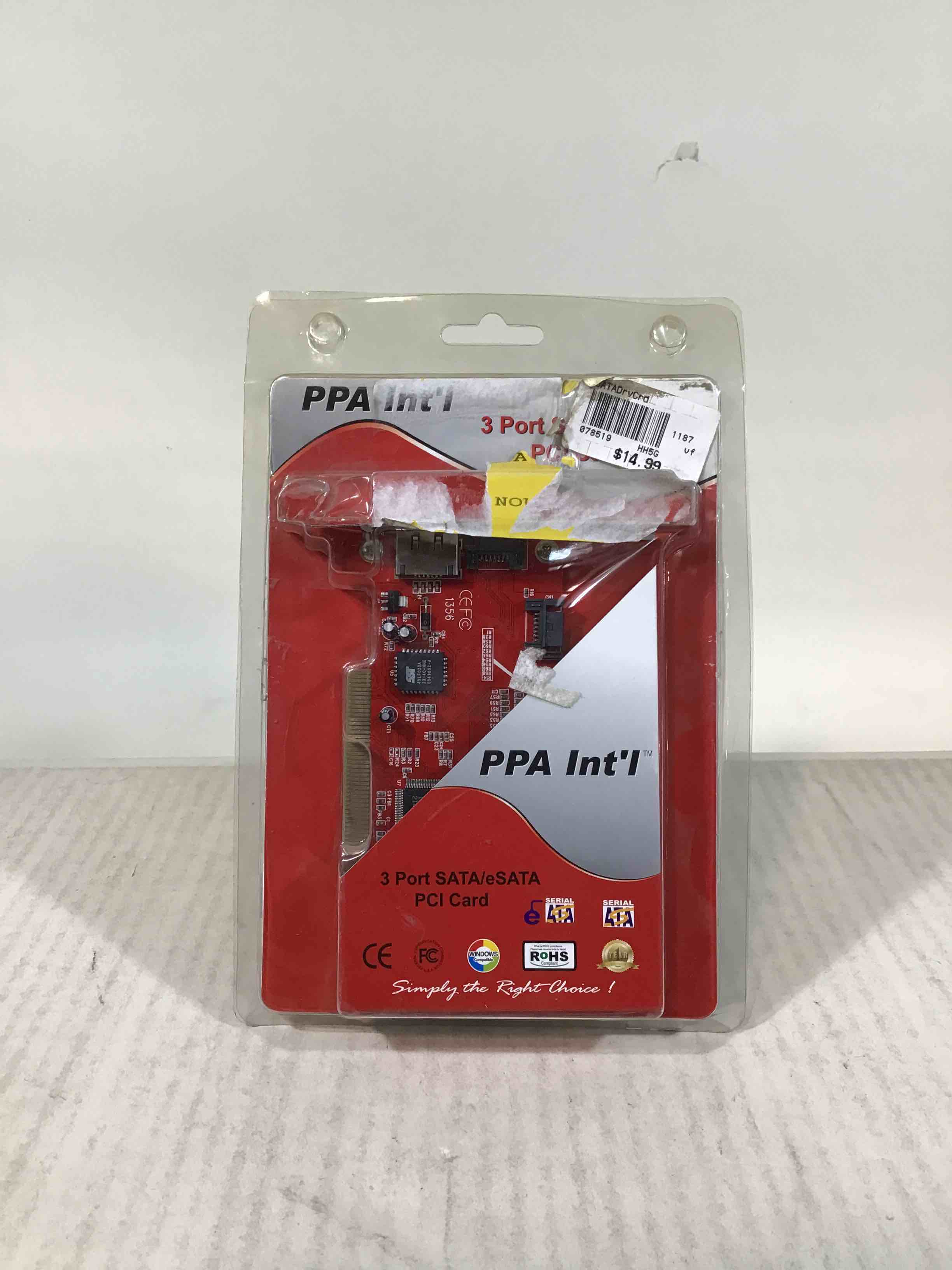 PPA Intl 3 Port PCI Card 