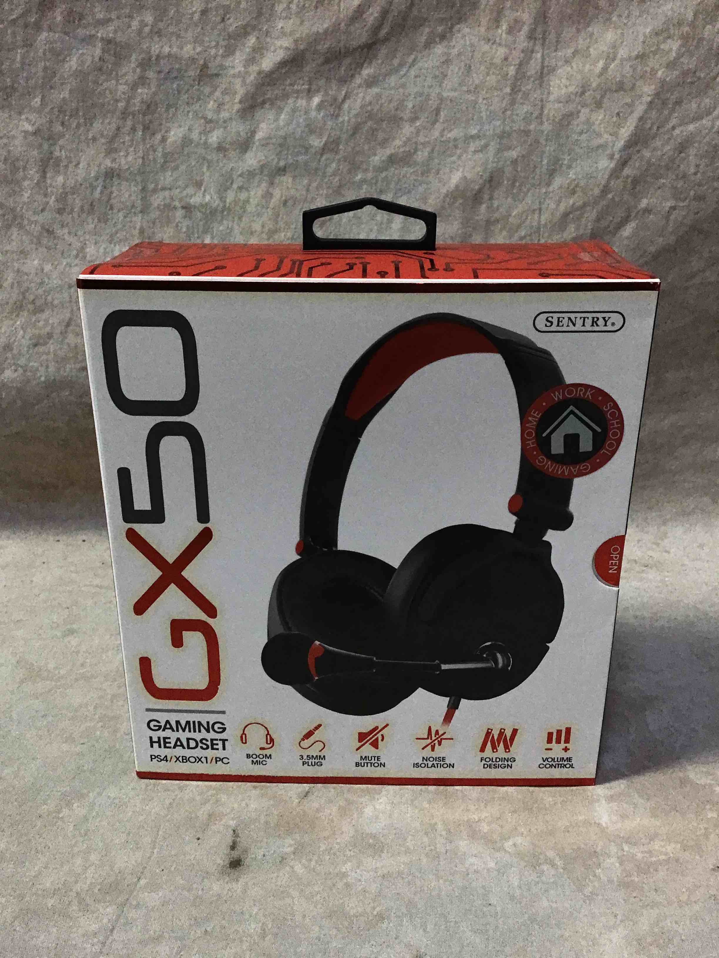 SENTRY Industries GX50 Gaming Headset for PS4 / Xbox/PC - Color May Vary (Red, Green, Blue)
