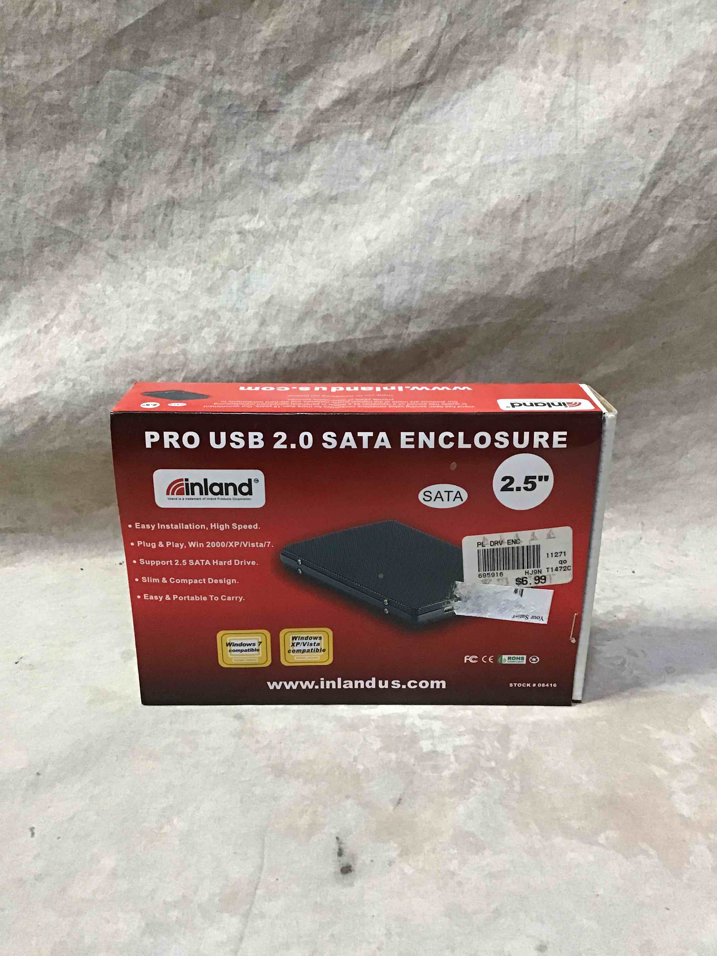 Inland Pro USB 2.0 SATA Enclosure 
