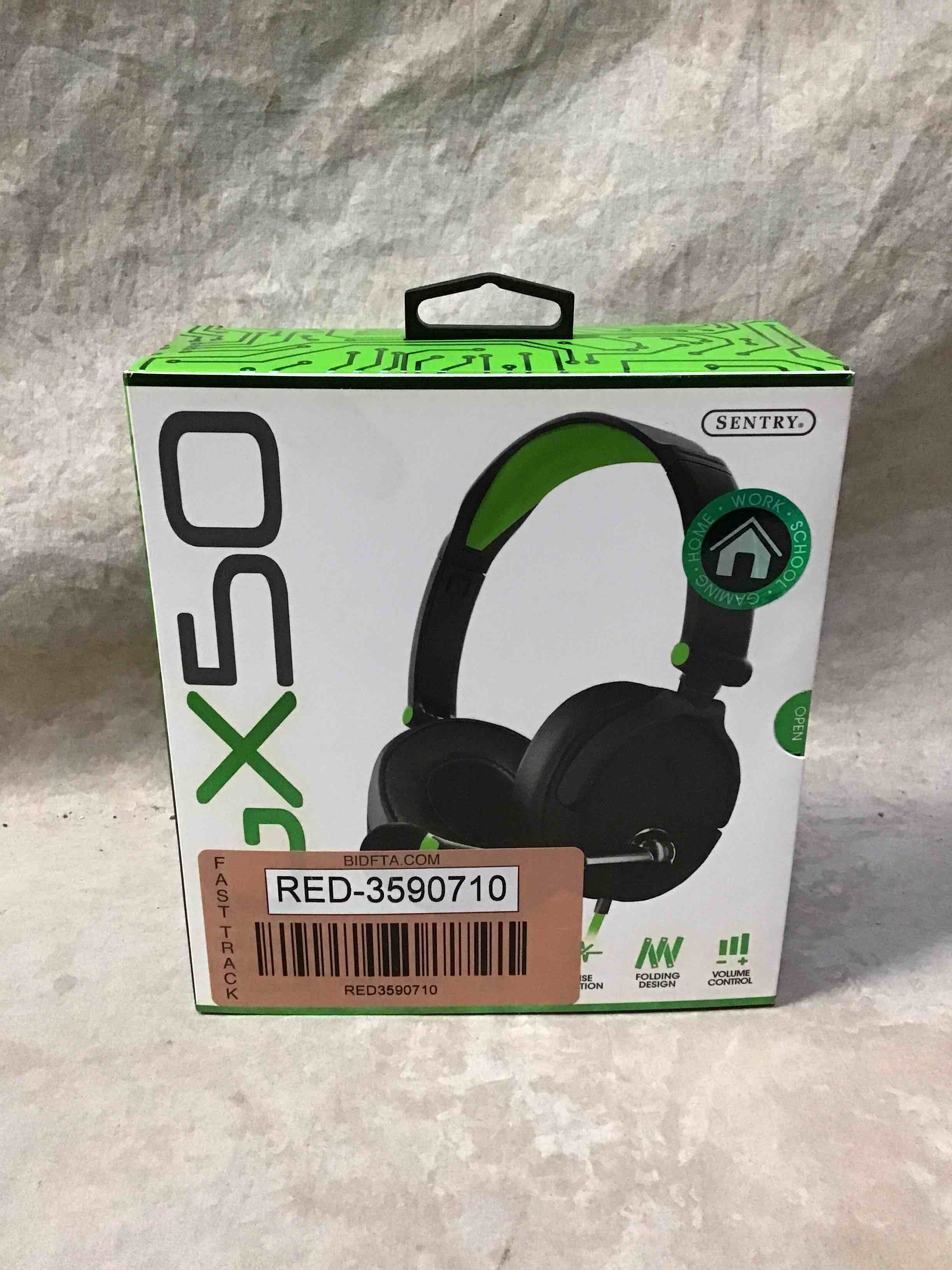 SENTRY Industries GX50 Gaming Headset for PS4 / Xbox/PC - Color May Vary (Red, Green, Blue)