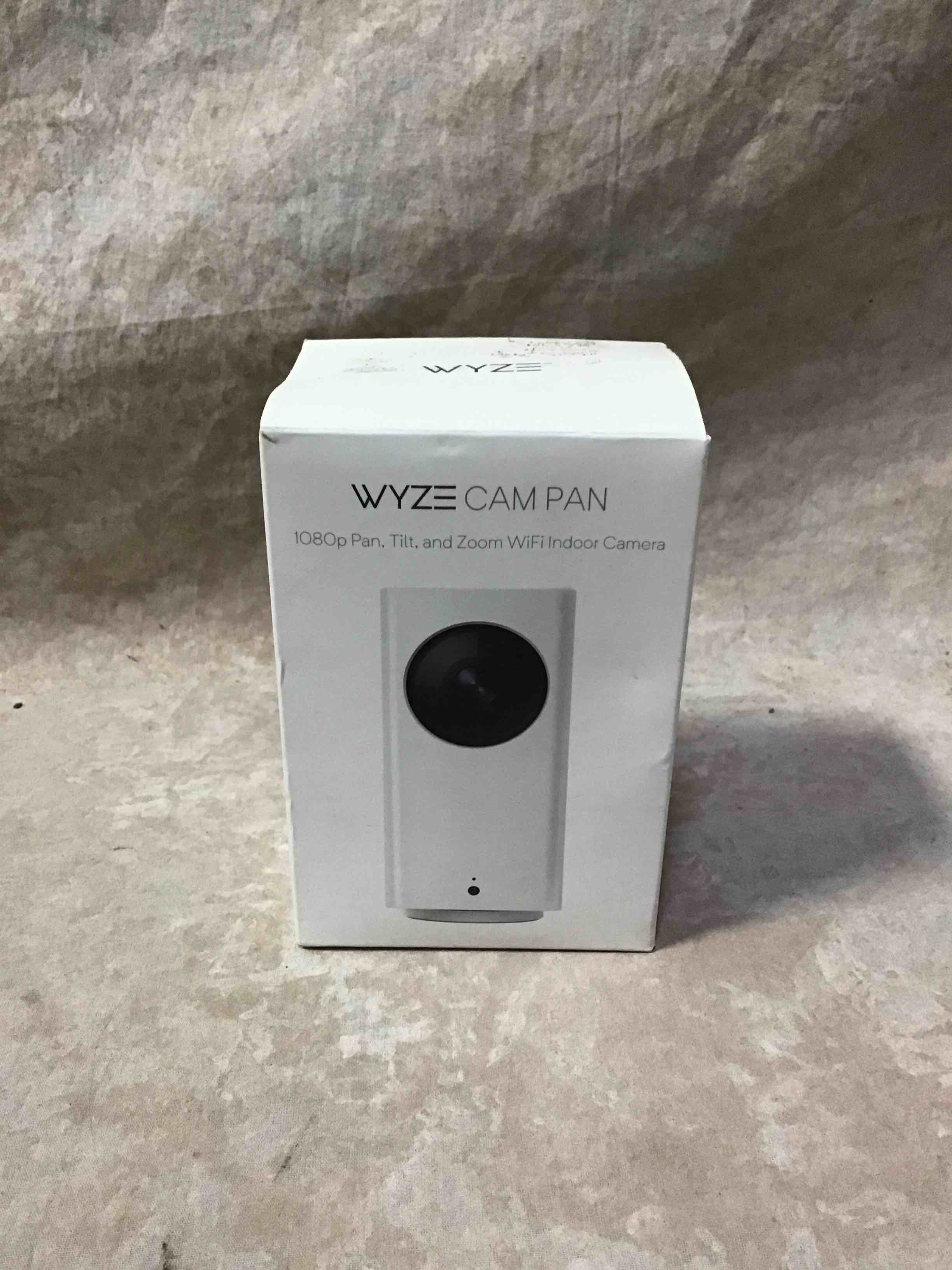 Wyze Cam 1080p Pan/Tilt/Zoom Wi-Fi Indoor Smart Home Camera with Night Vision, 2-Way Audio, Works with Alexa & the Google Assistant, White - WYZECP1