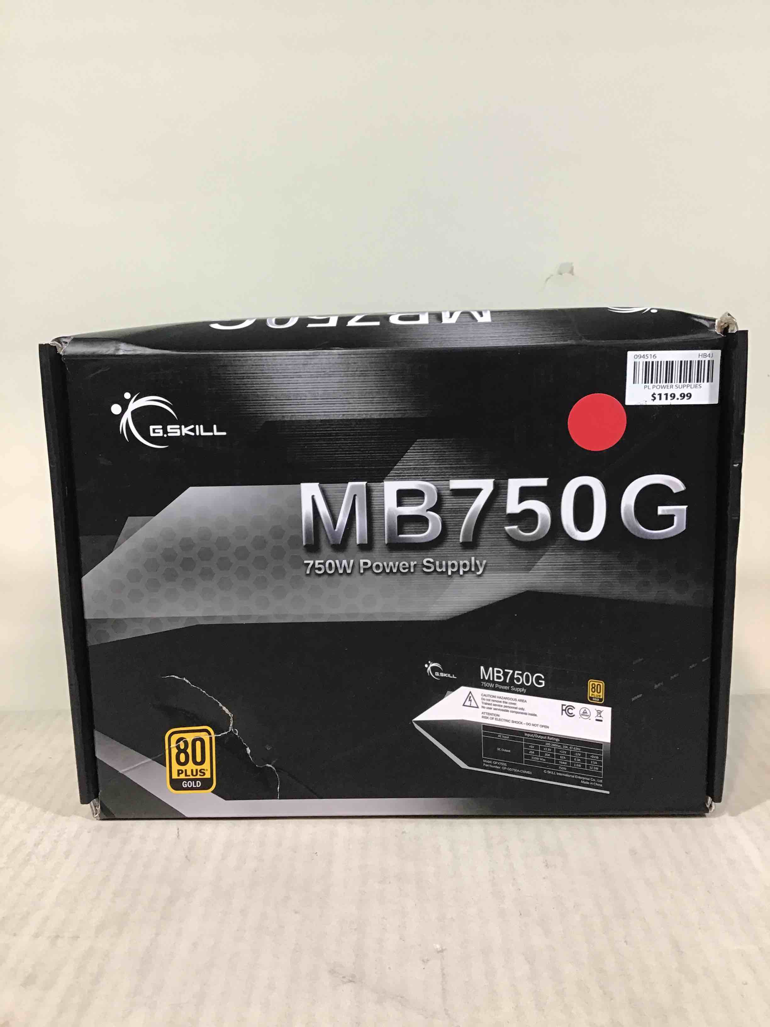 G.Skills MB750G Power Supply