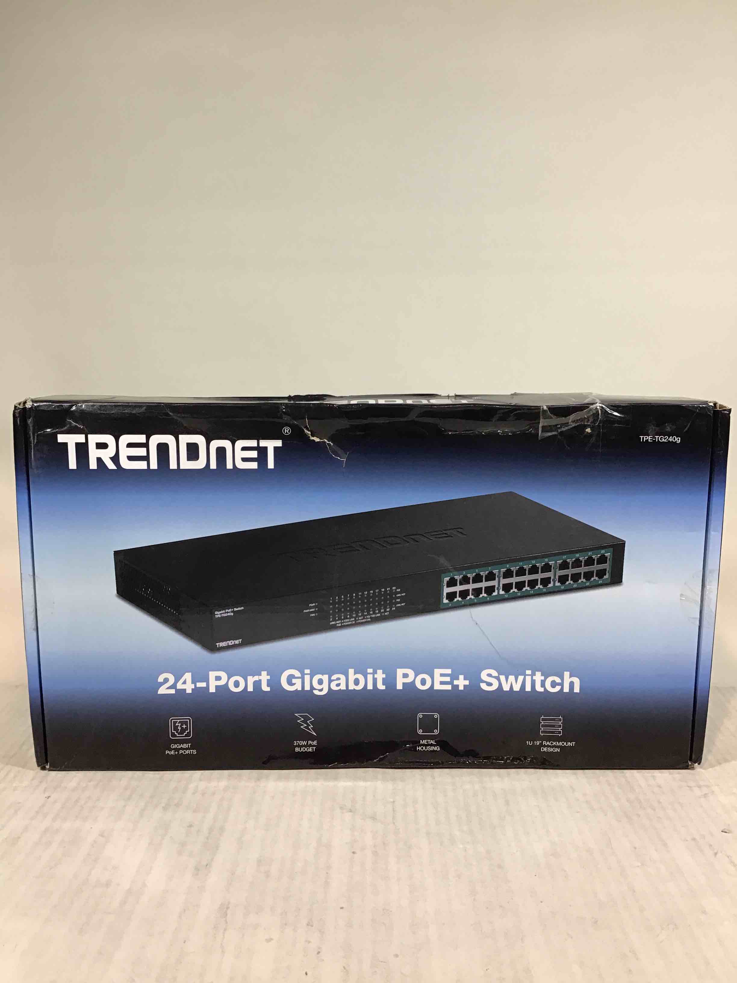 TRENDNet 24-Port Gigabit PoE+ Switch