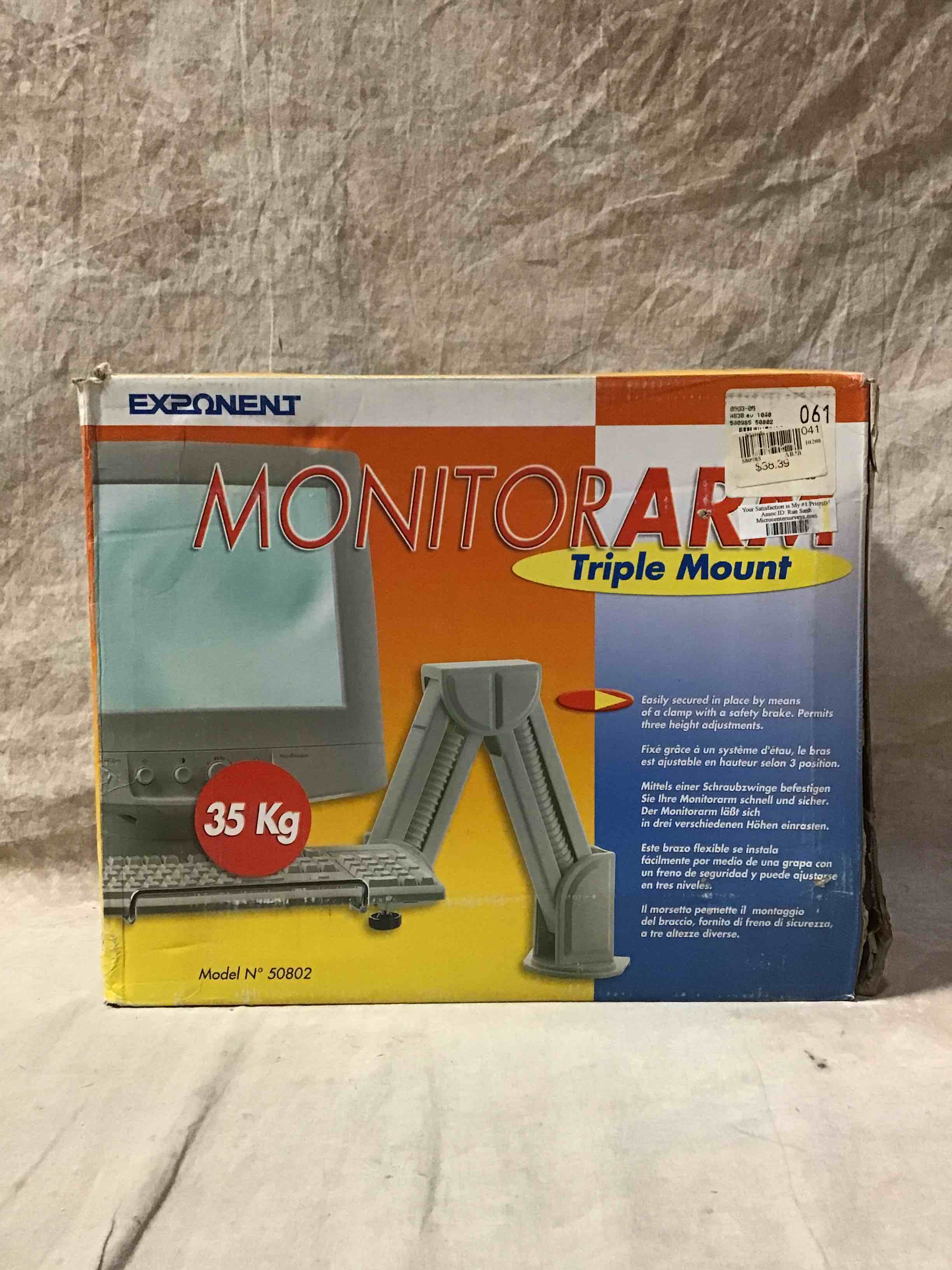 Exponent Triple Monitor Arm 