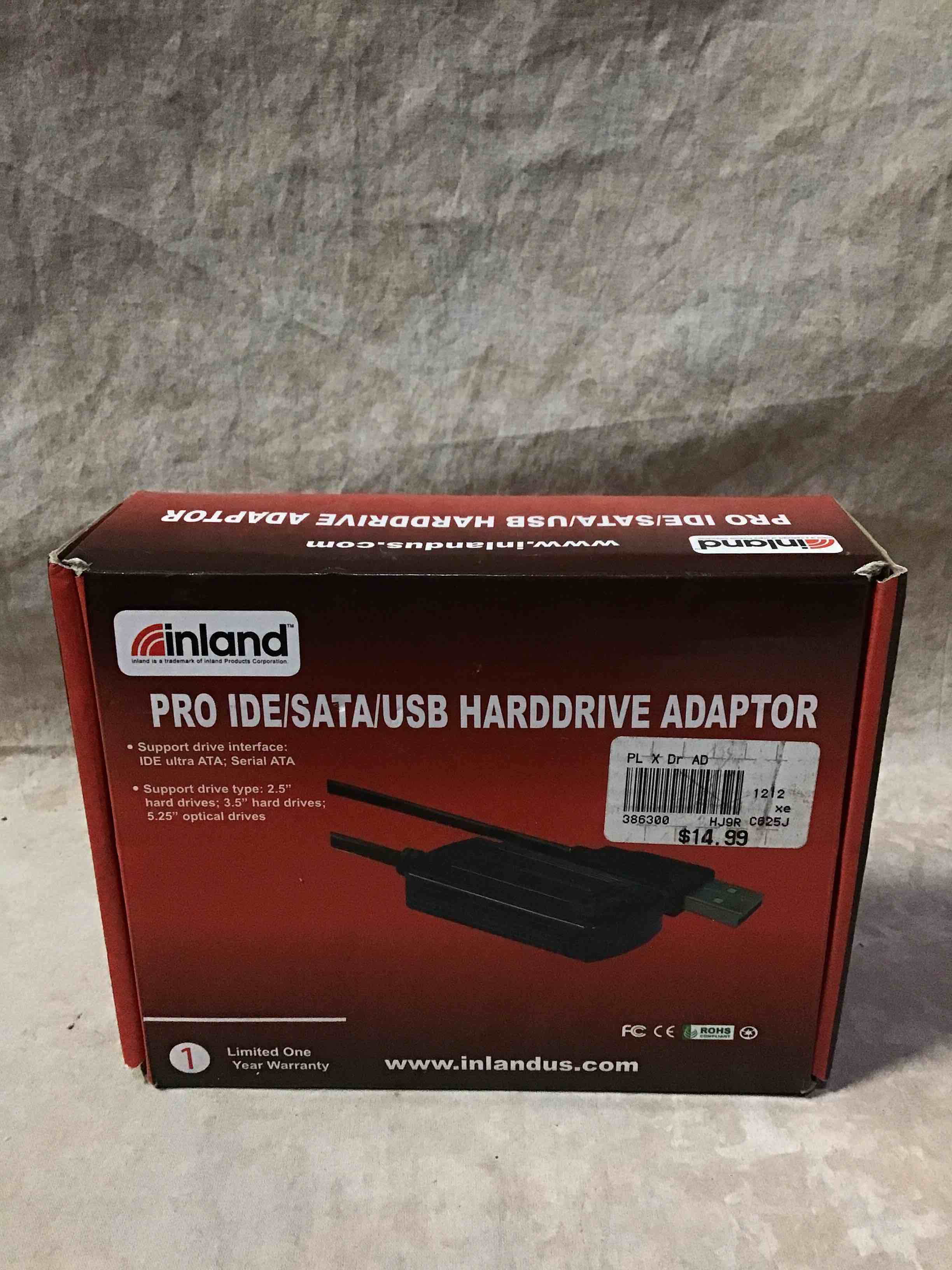 Inland Pro Hard Drive Adapter 