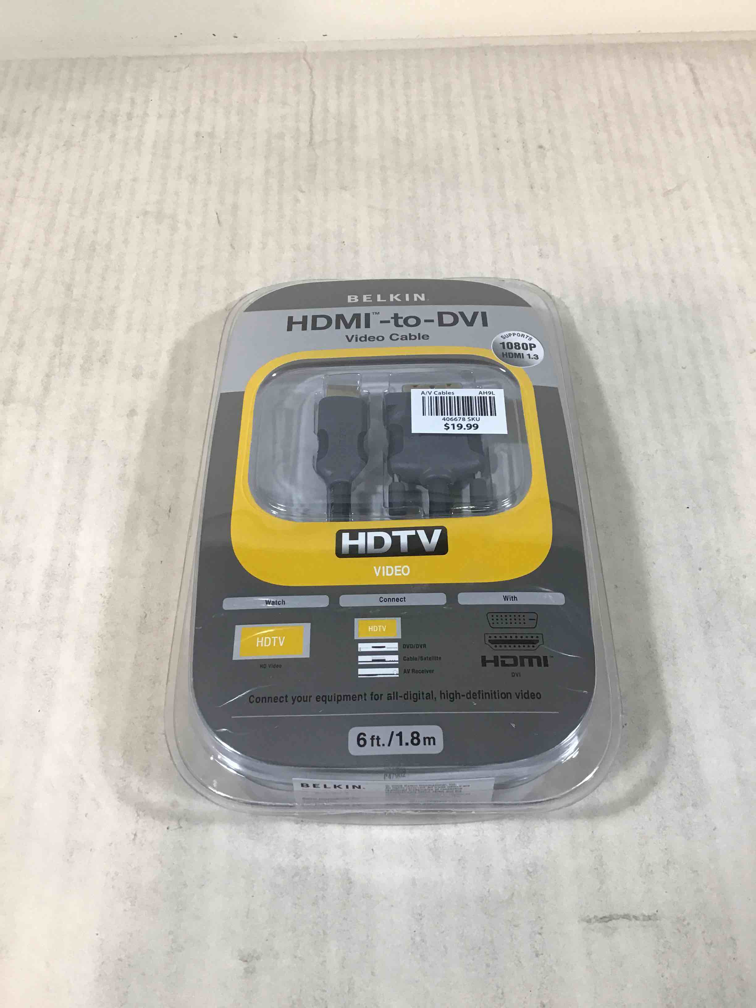 Belkin HDMI To DVI Video Cable 