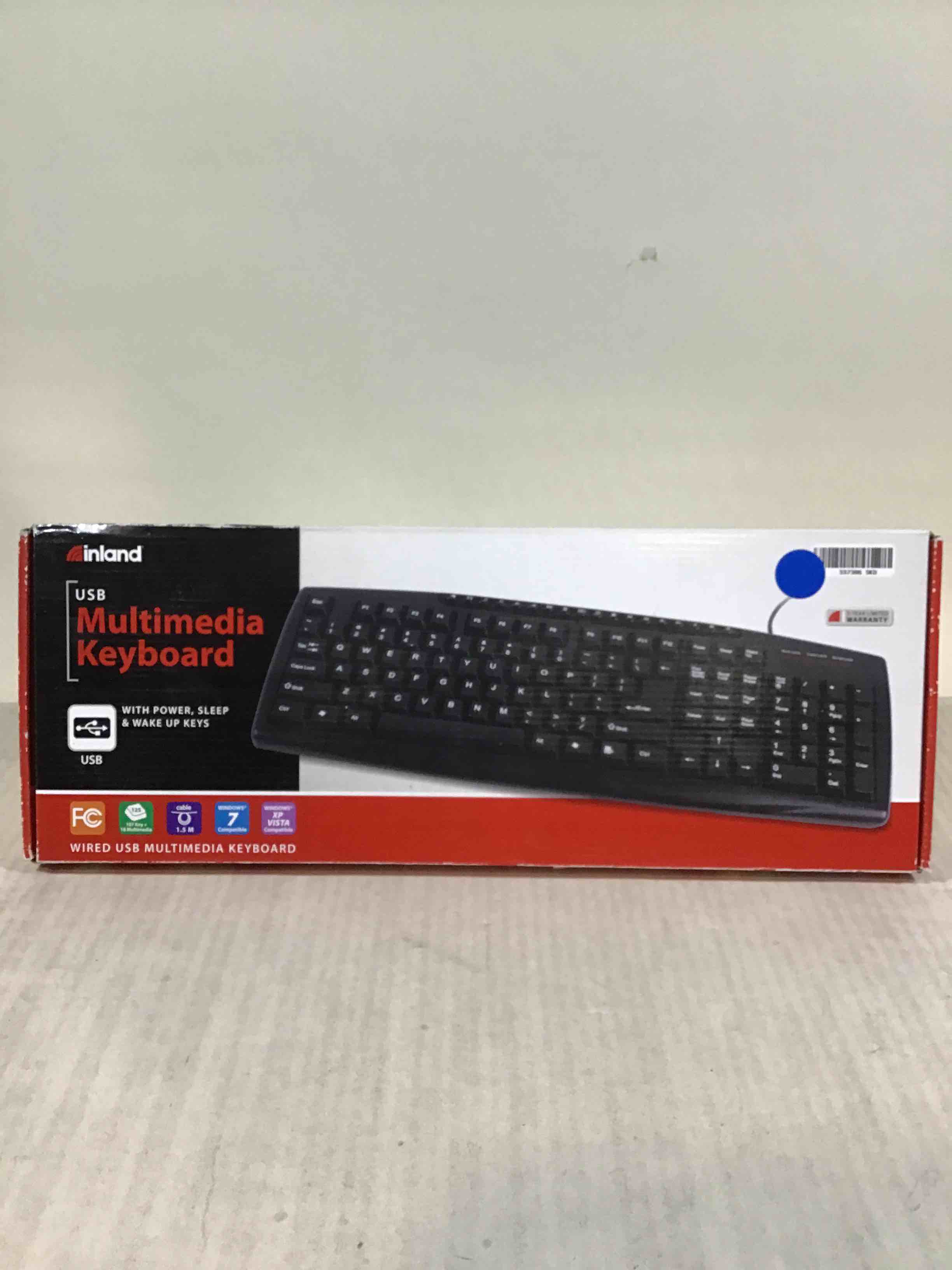 Inland USB Multimedia Keyboard