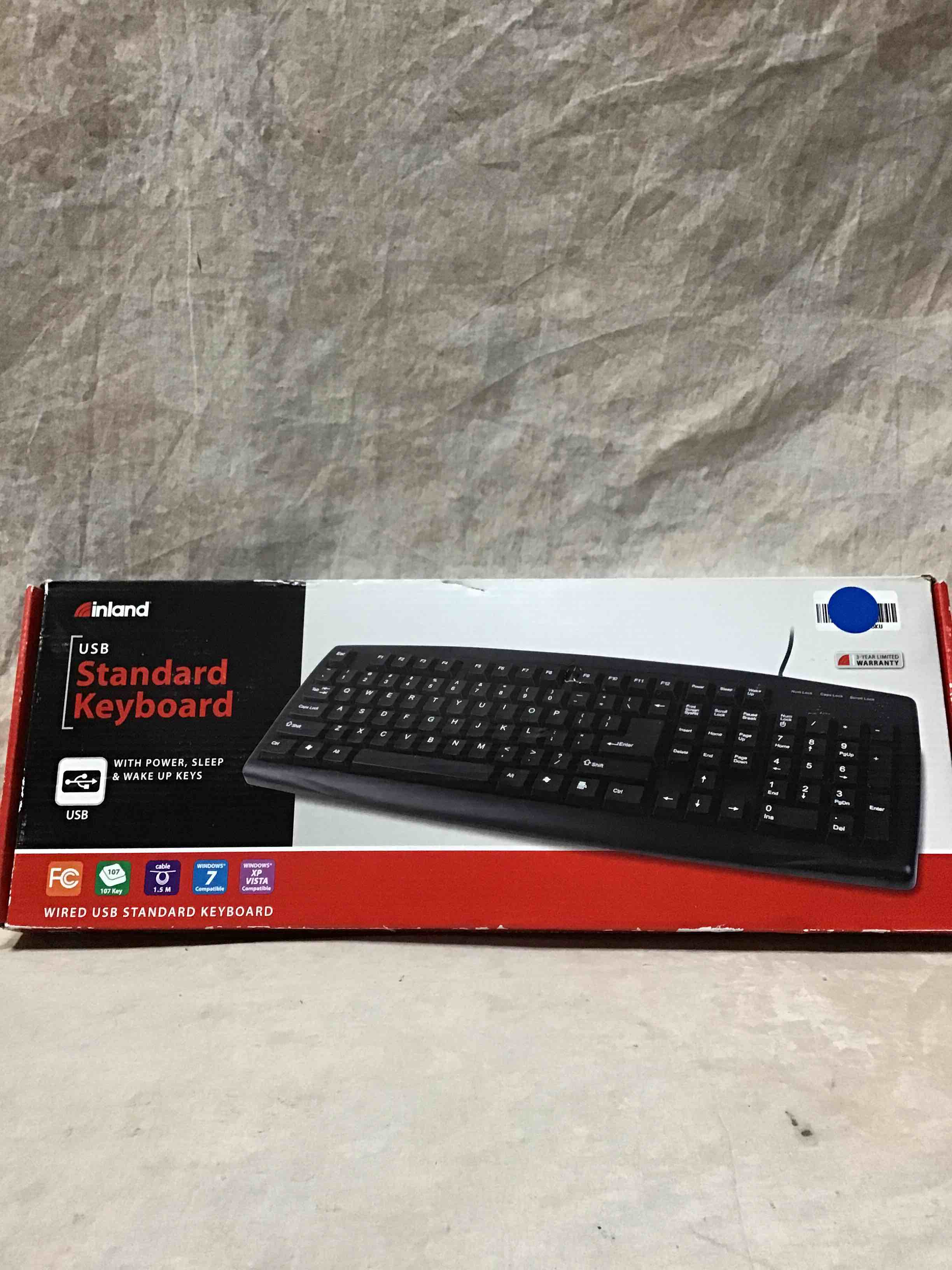 Inland USB Standard Keyboard 