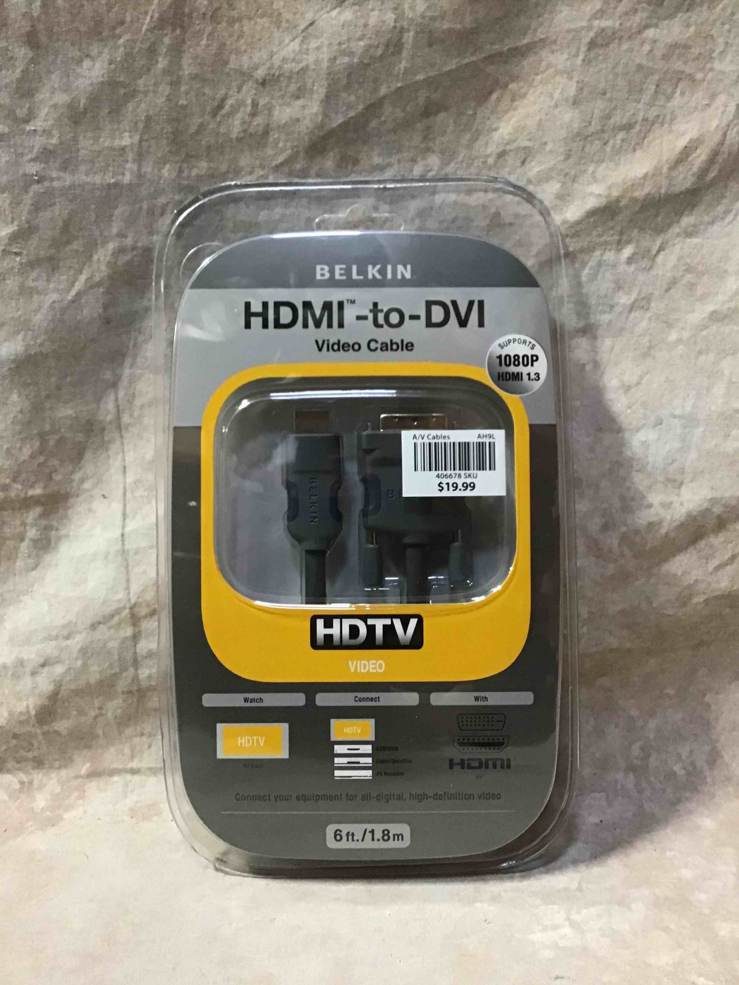 Belkin HDMI To DVI Video Cable 